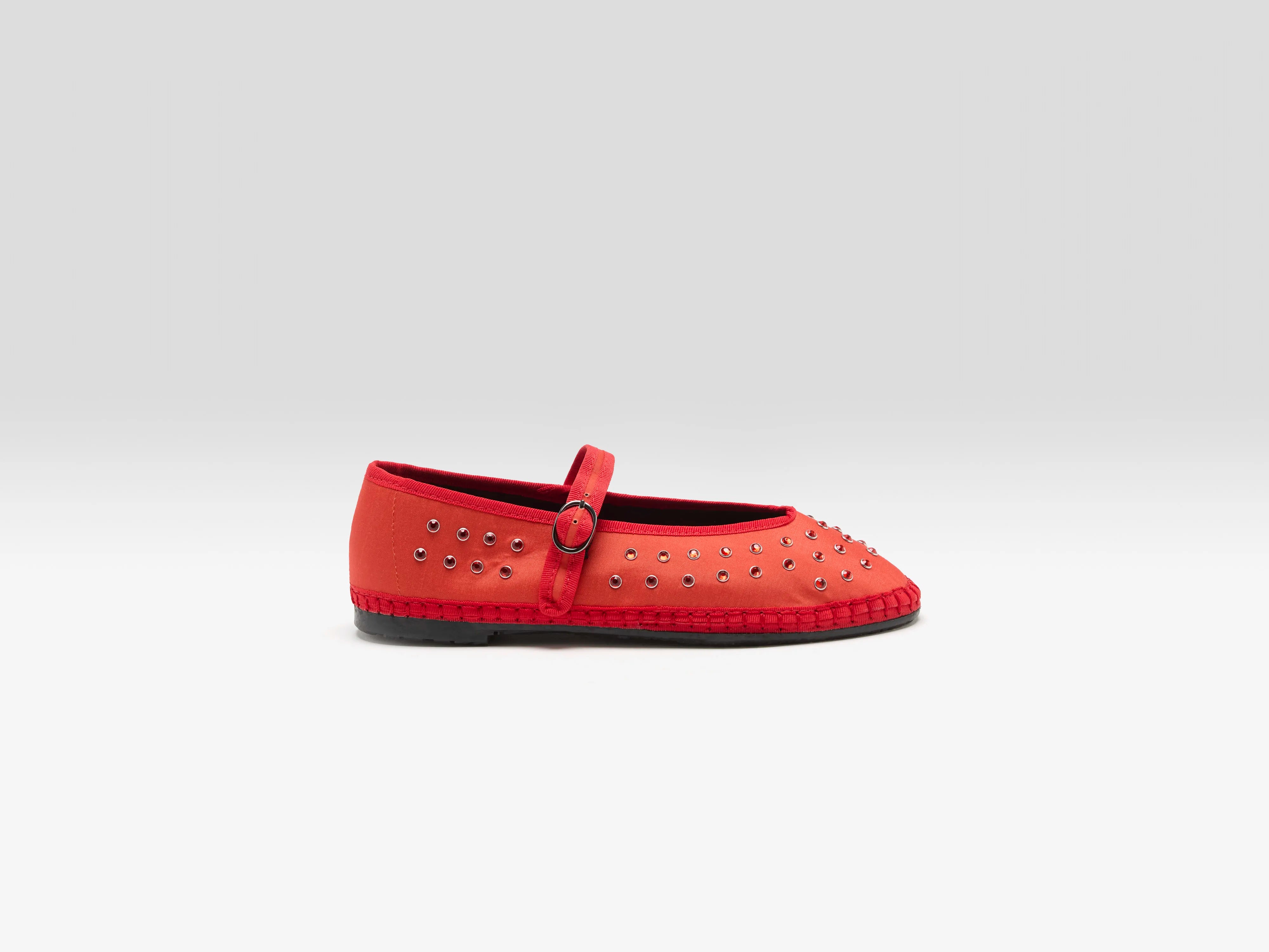 Espadrilles Ballerines Mae (262 / W / RED)