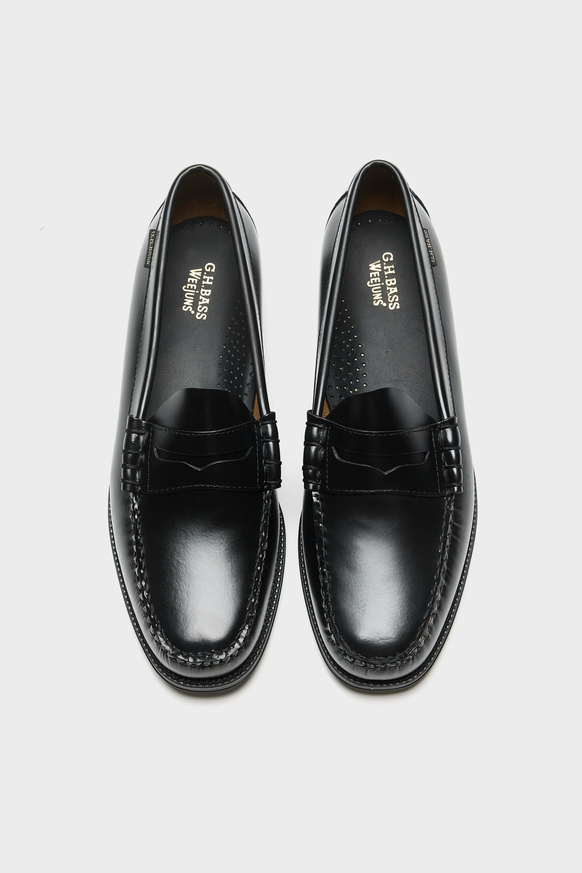 Mocassins Easy Weejuns Larson Flag Penny pour Homme (262 / M / BLACK)
