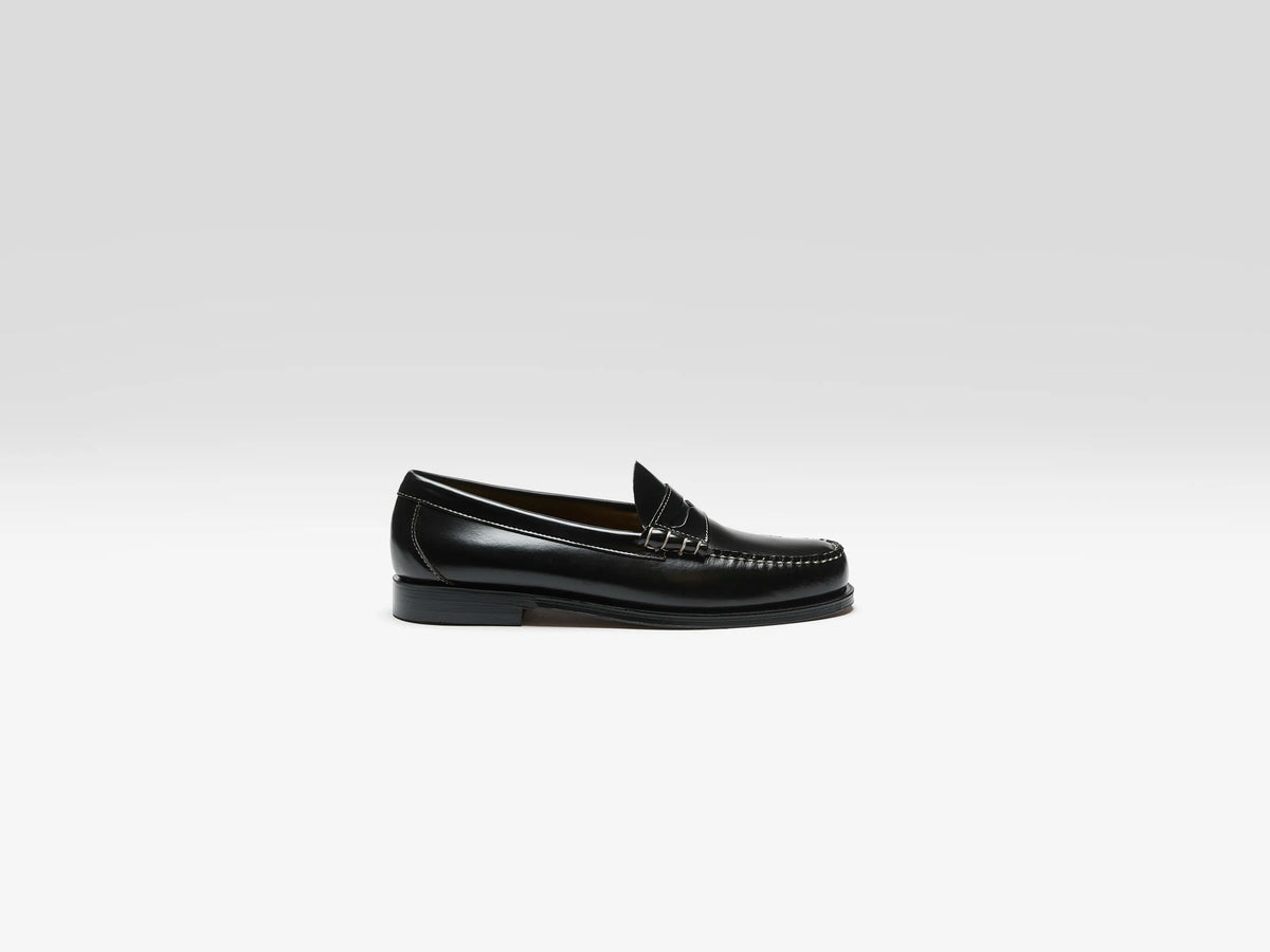 Mocassins Weejuns Larson Penny à Coutures Contrastantes pour Homme (262 / M / BLACK)