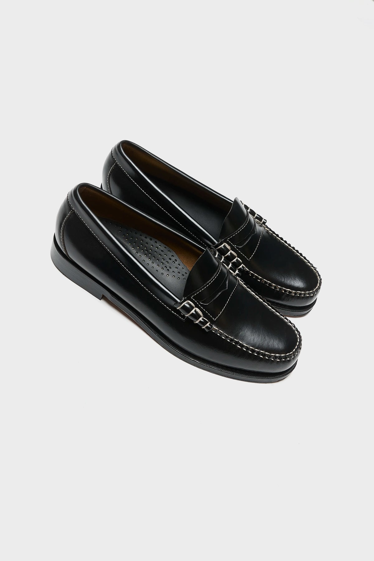 Mocassins Weejuns Larson Penny à Coutures Contrastantes pour Homme (262 / M / BLACK)