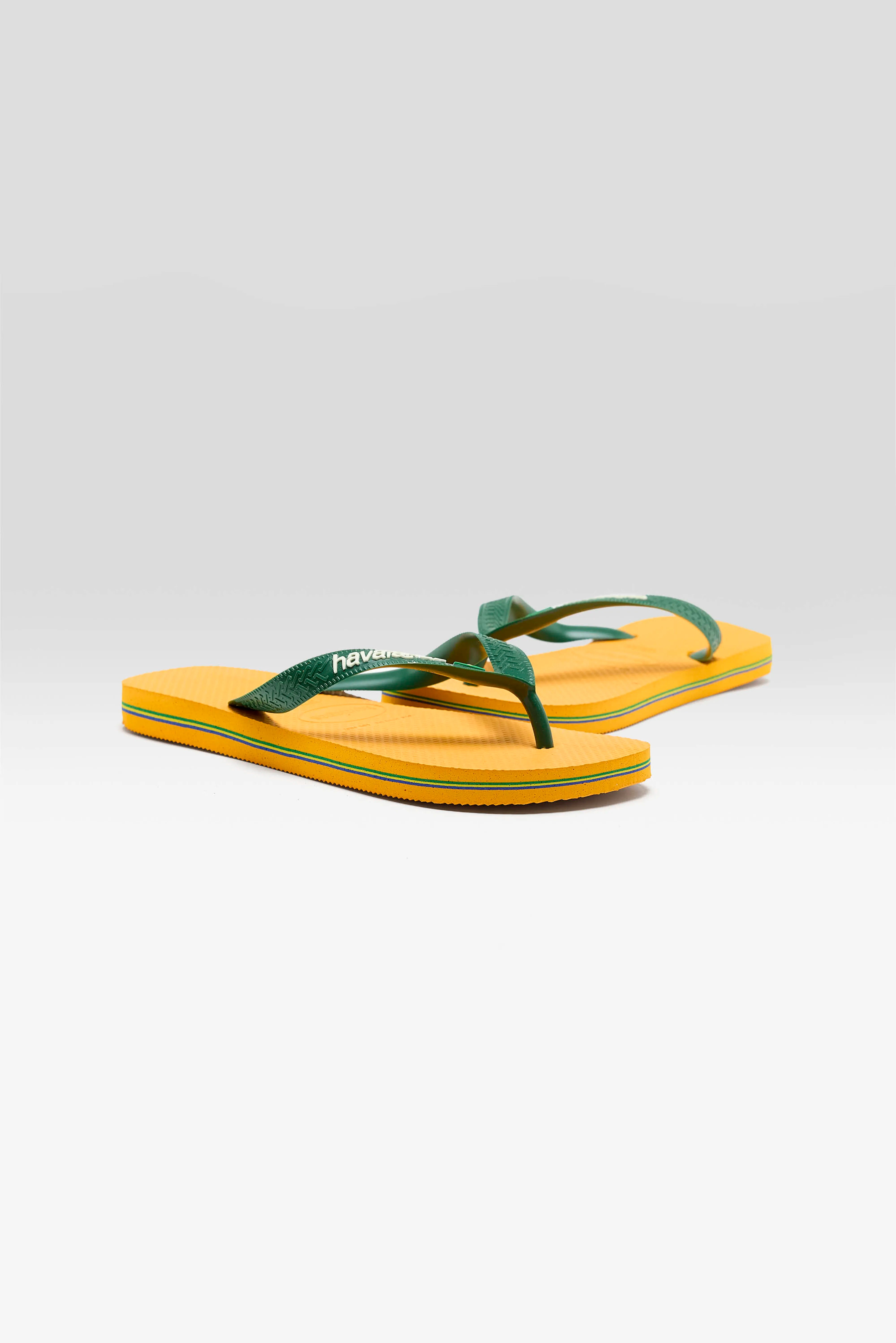 Brazil Logo Teenslippers (261 / W / YELLOW)