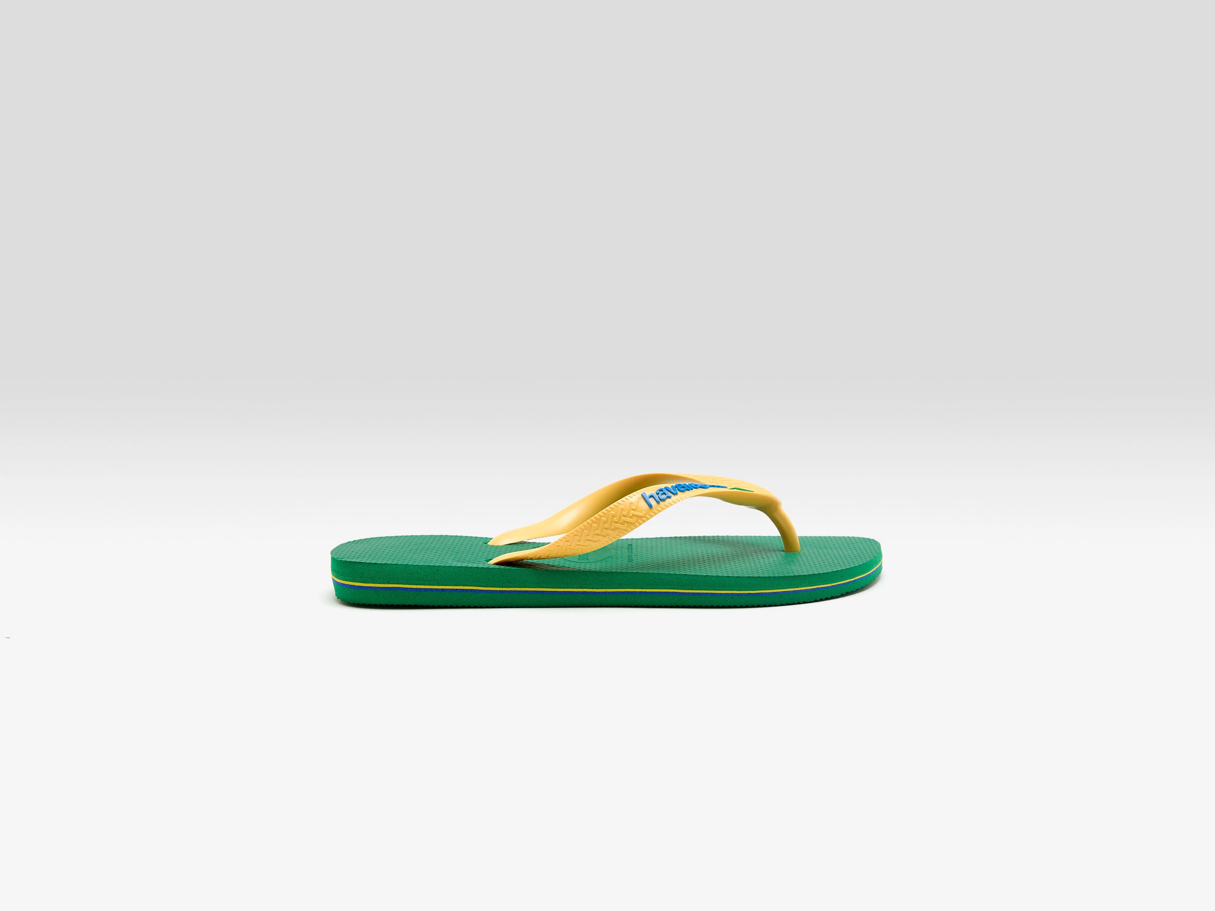 Brazil Logo Teenslippers (261 / W / GREEN)