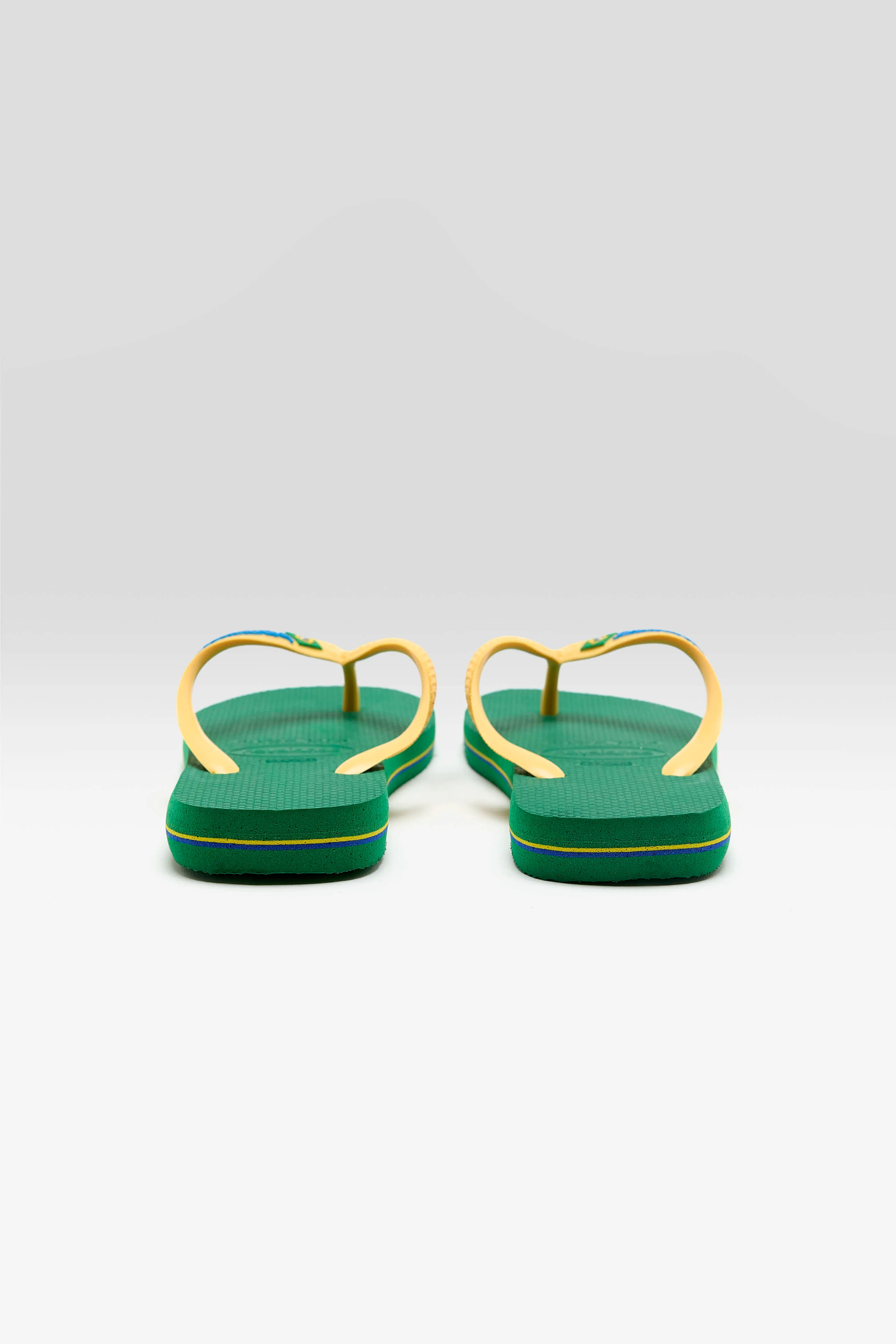 Brazil Logo Teenslippers (261 / W / GREEN)