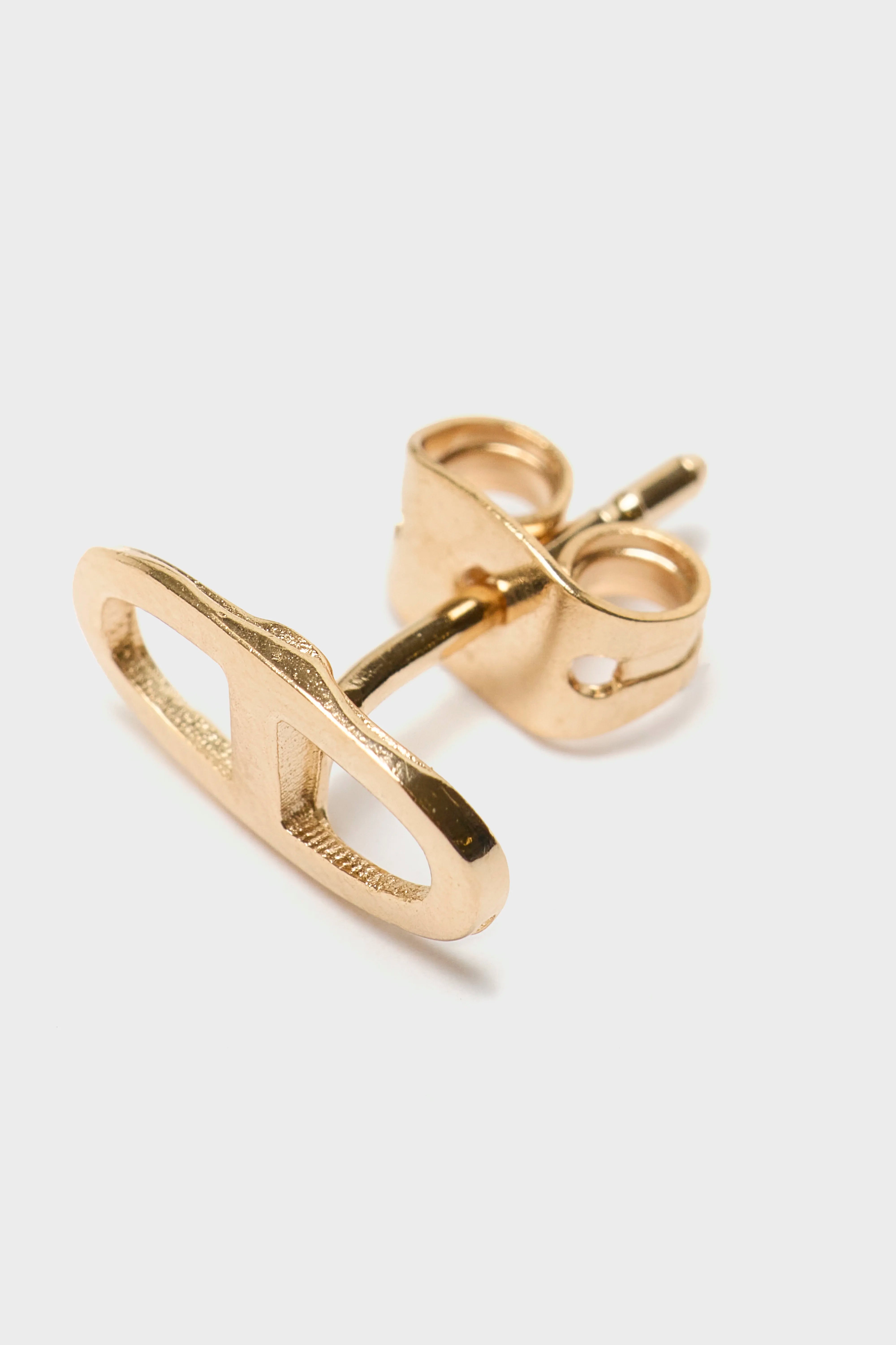 Boucles d'Oreilles Buckle Asymétriques (251 / W / GOLD)