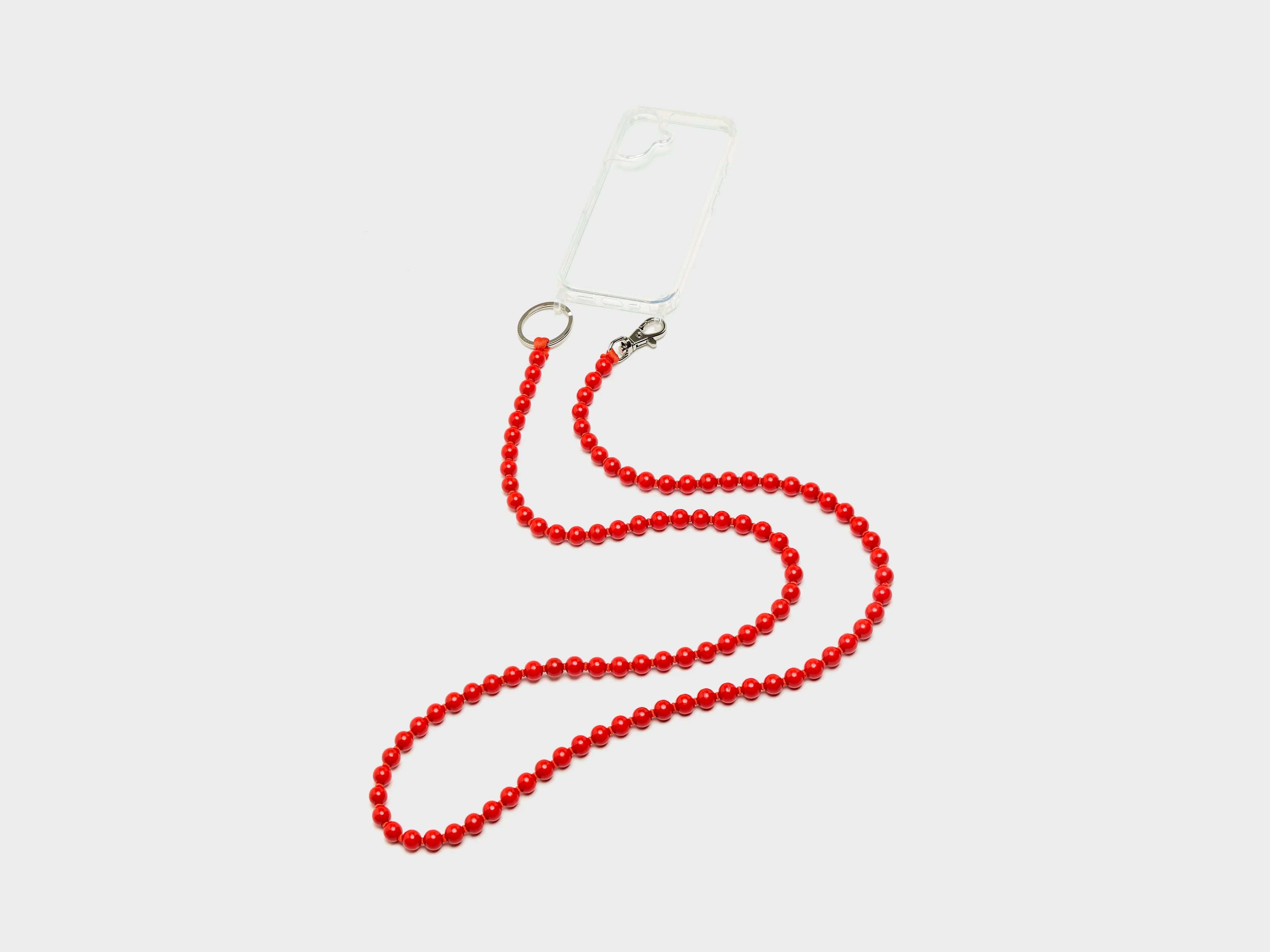 Handykette Necklace for iPhone 16 (261 / W / RED)