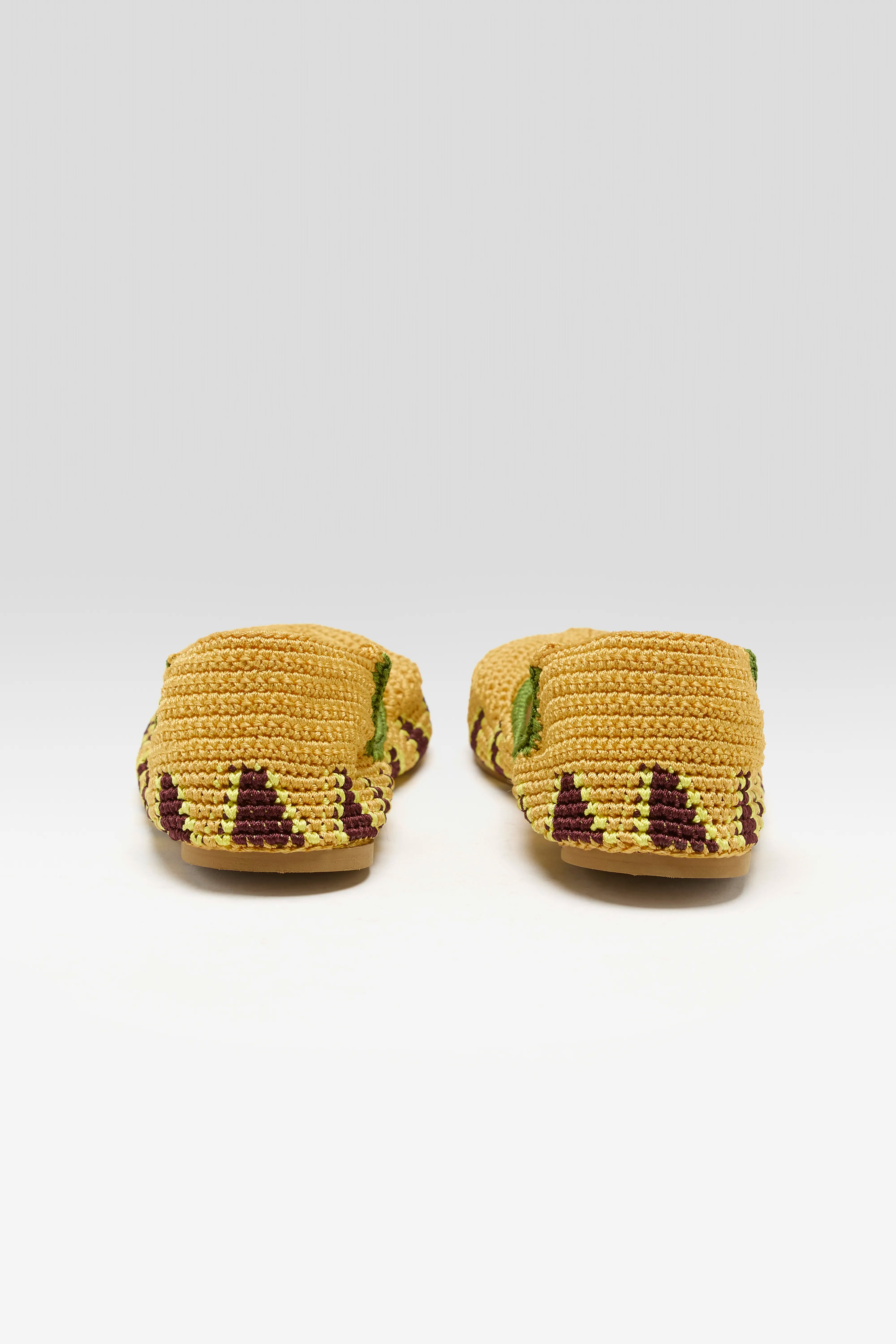 Ballerina's met hoge veters (262 / W / YELLOW)