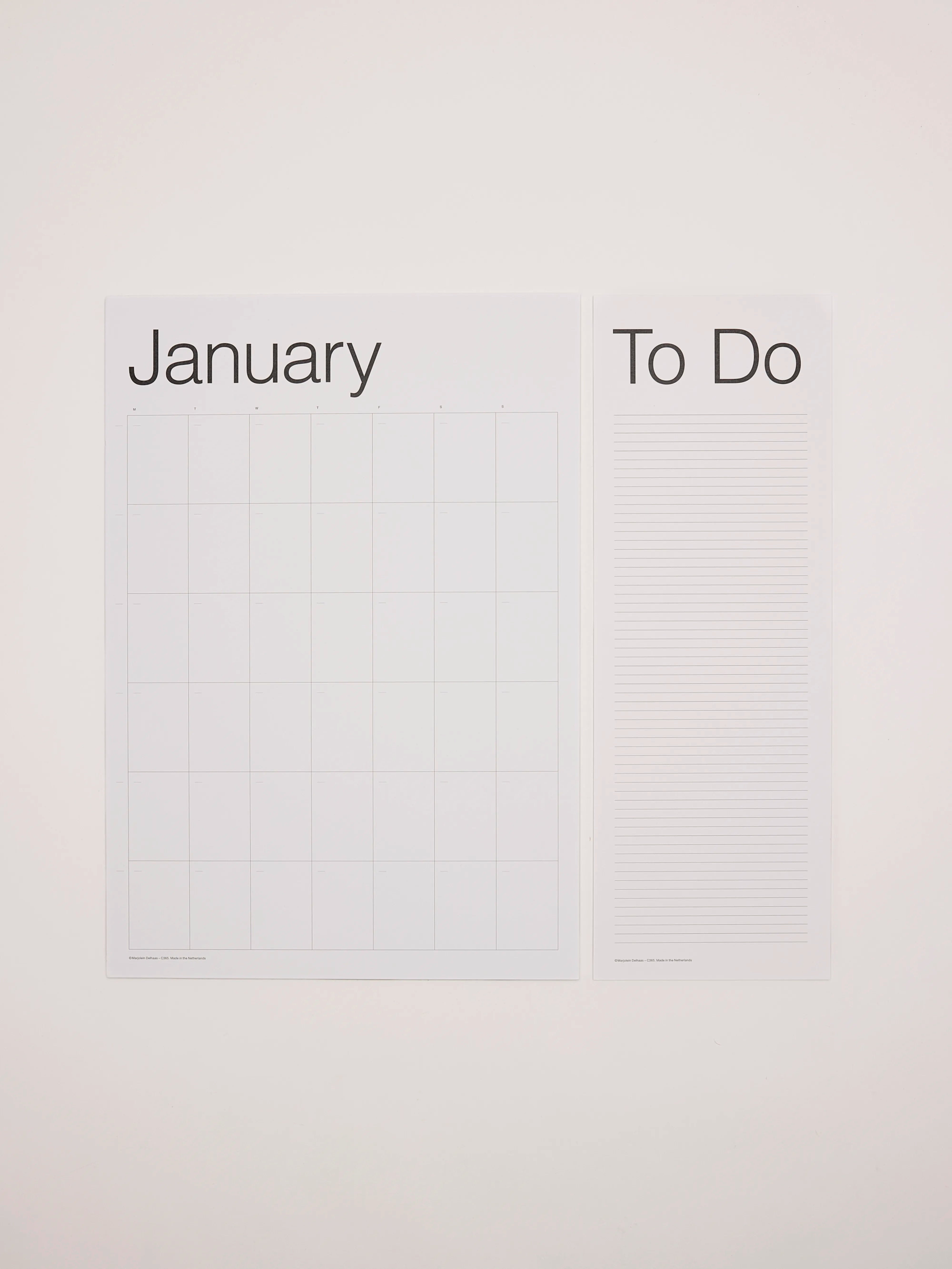 365 Wall Planner (242 / W / WHITE)