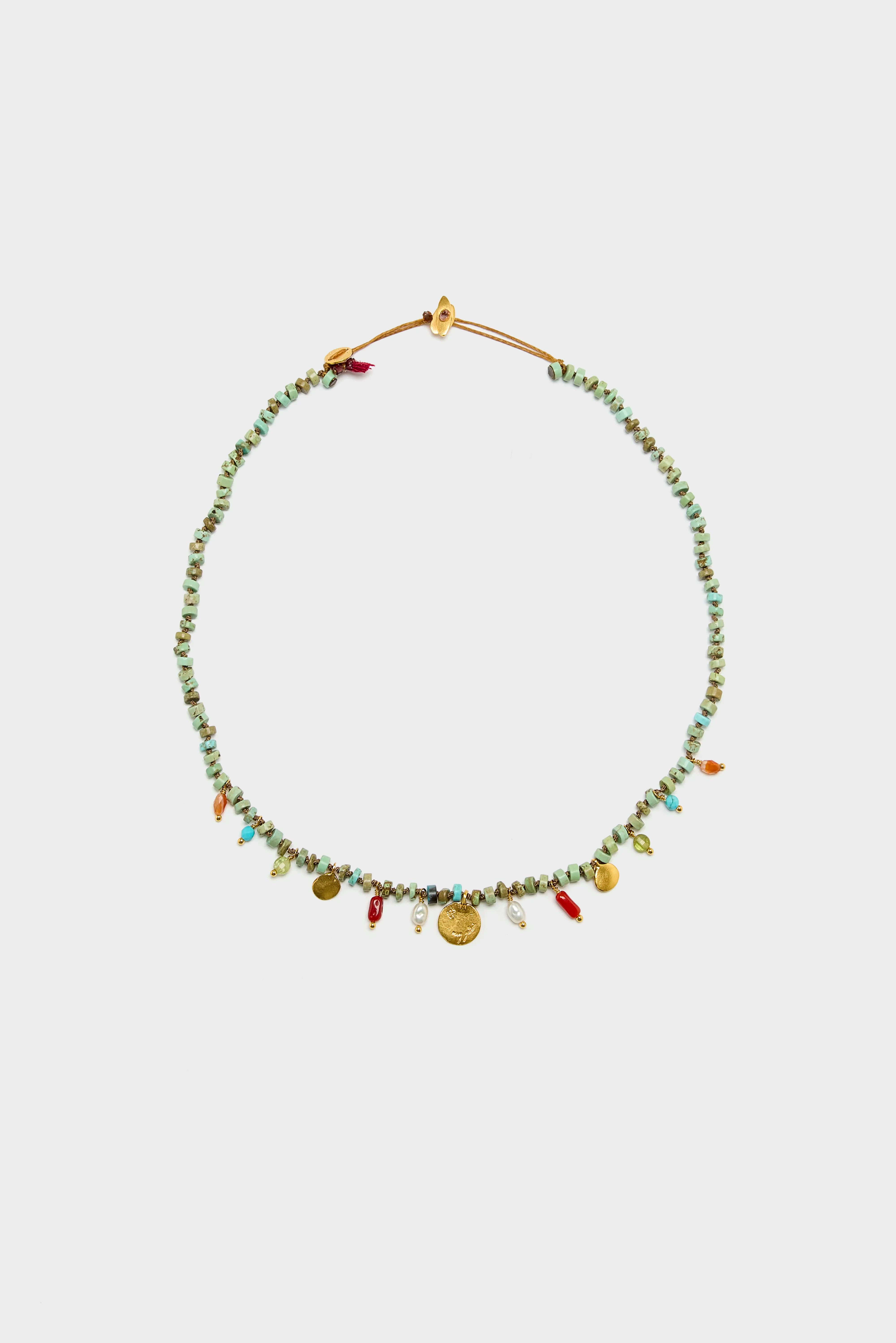 N° N41 Necklace (252 / W / GREEN)