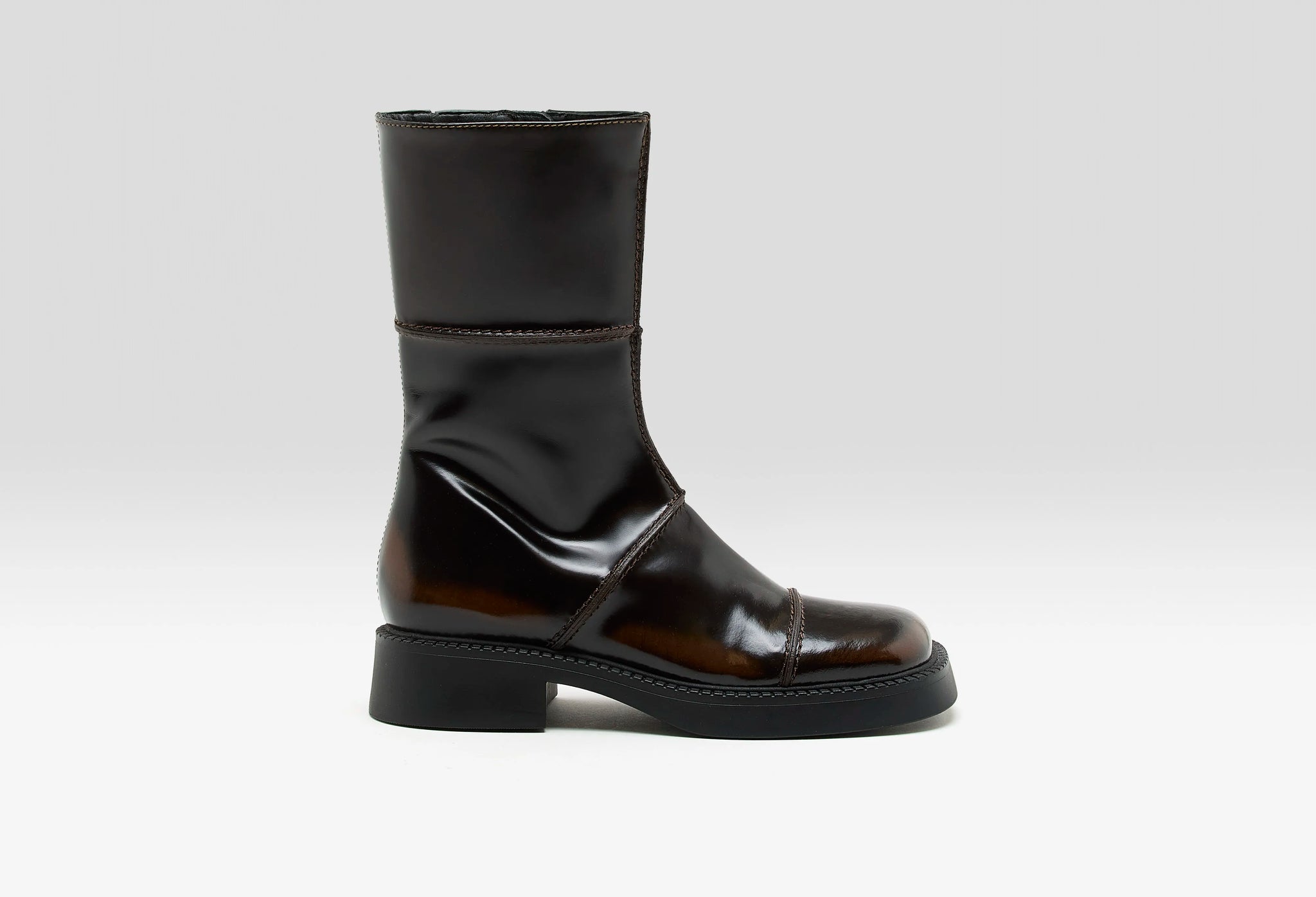 Miista | Dahlia Dark Brown Ankle Boots | Bellerose