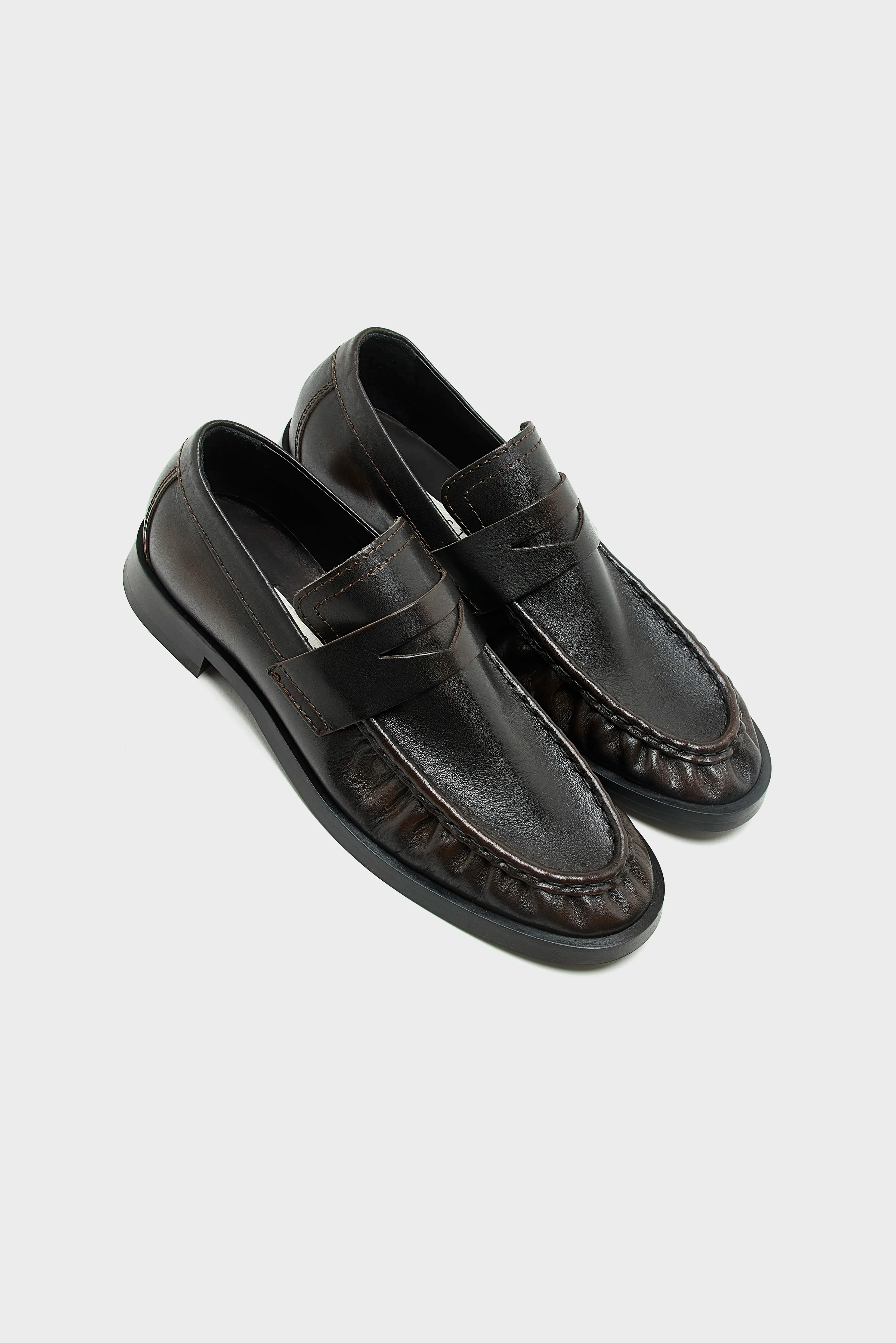 Mocassins Loafers Zita Marron Noirs (252 / W / BROWN)