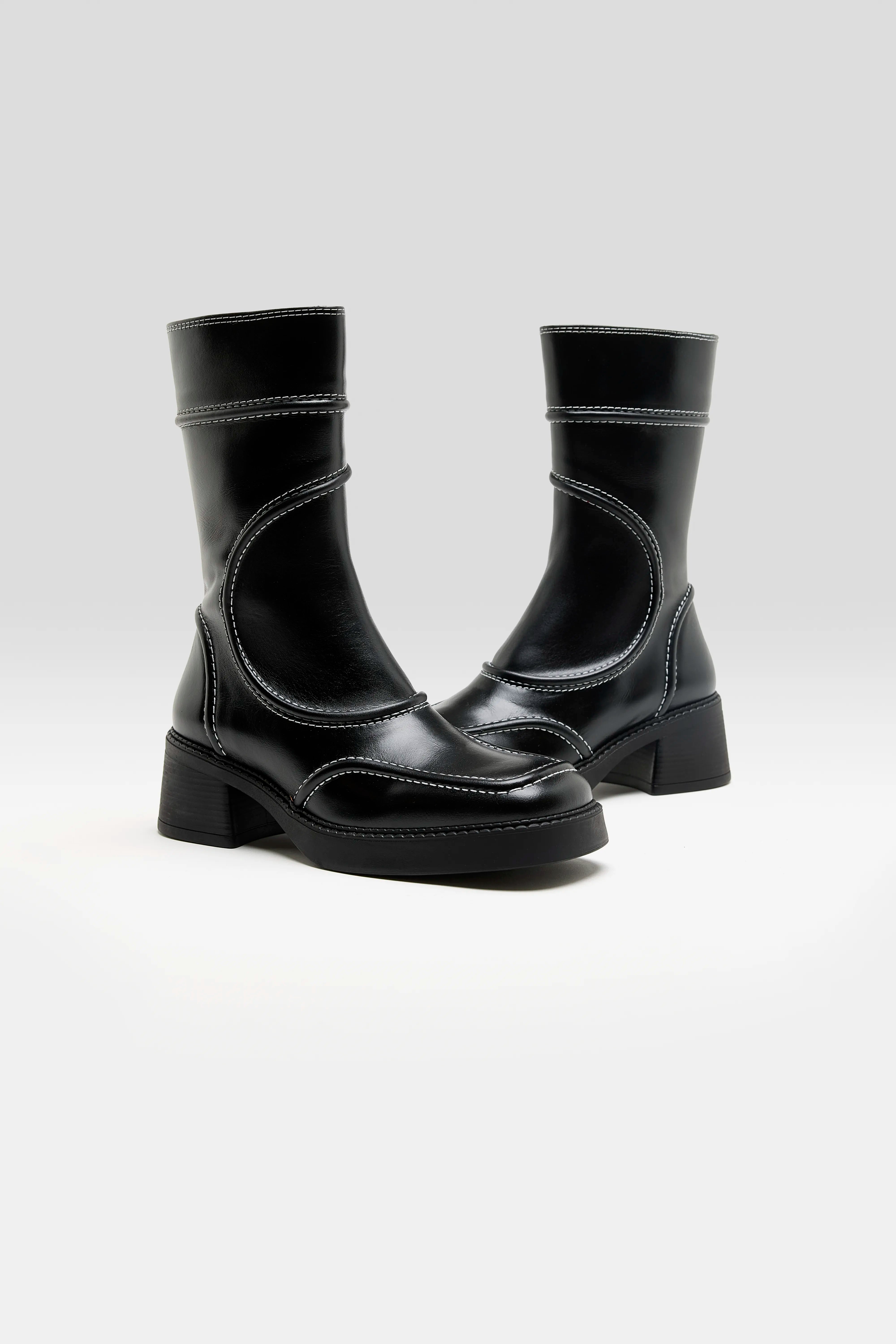 Malene Ankle Boots for Women (262 / W / BLACK)