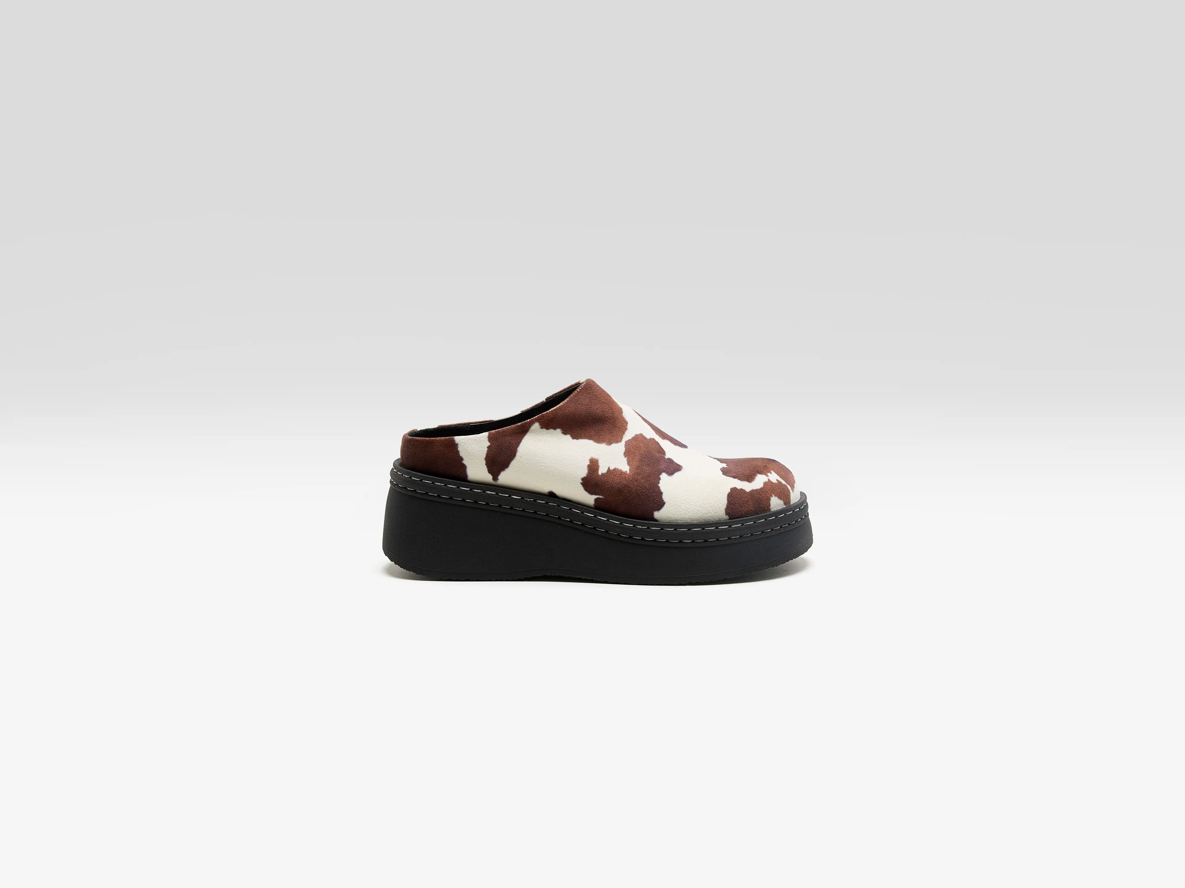 Kristi Platform Mules for Women (262 / W / OFF WHITE)
