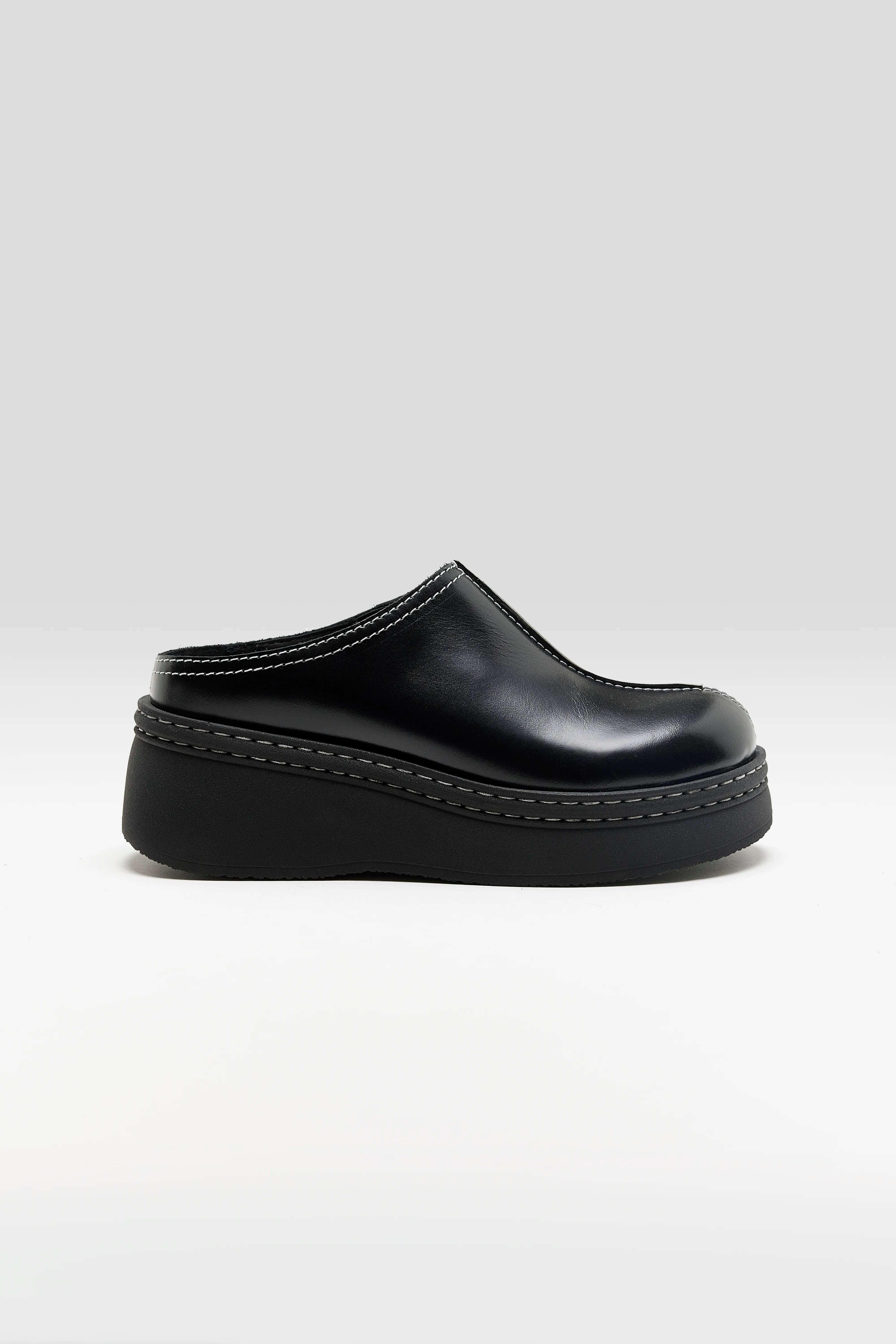 Mules à plateforme Mego pour Femme (262 / W / BLACK)