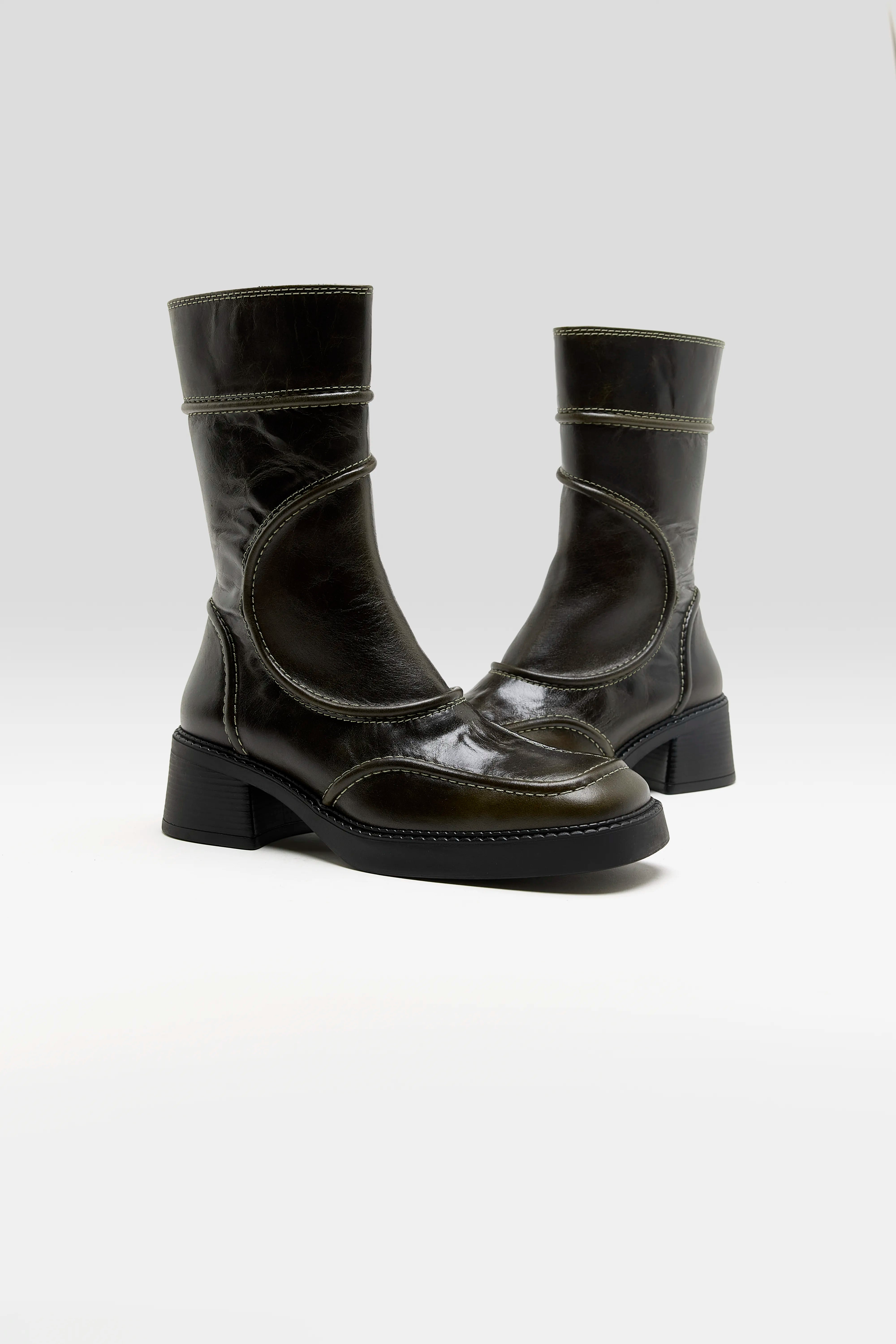 Malene Ankle Boots for Women (262 / W / KAKI)