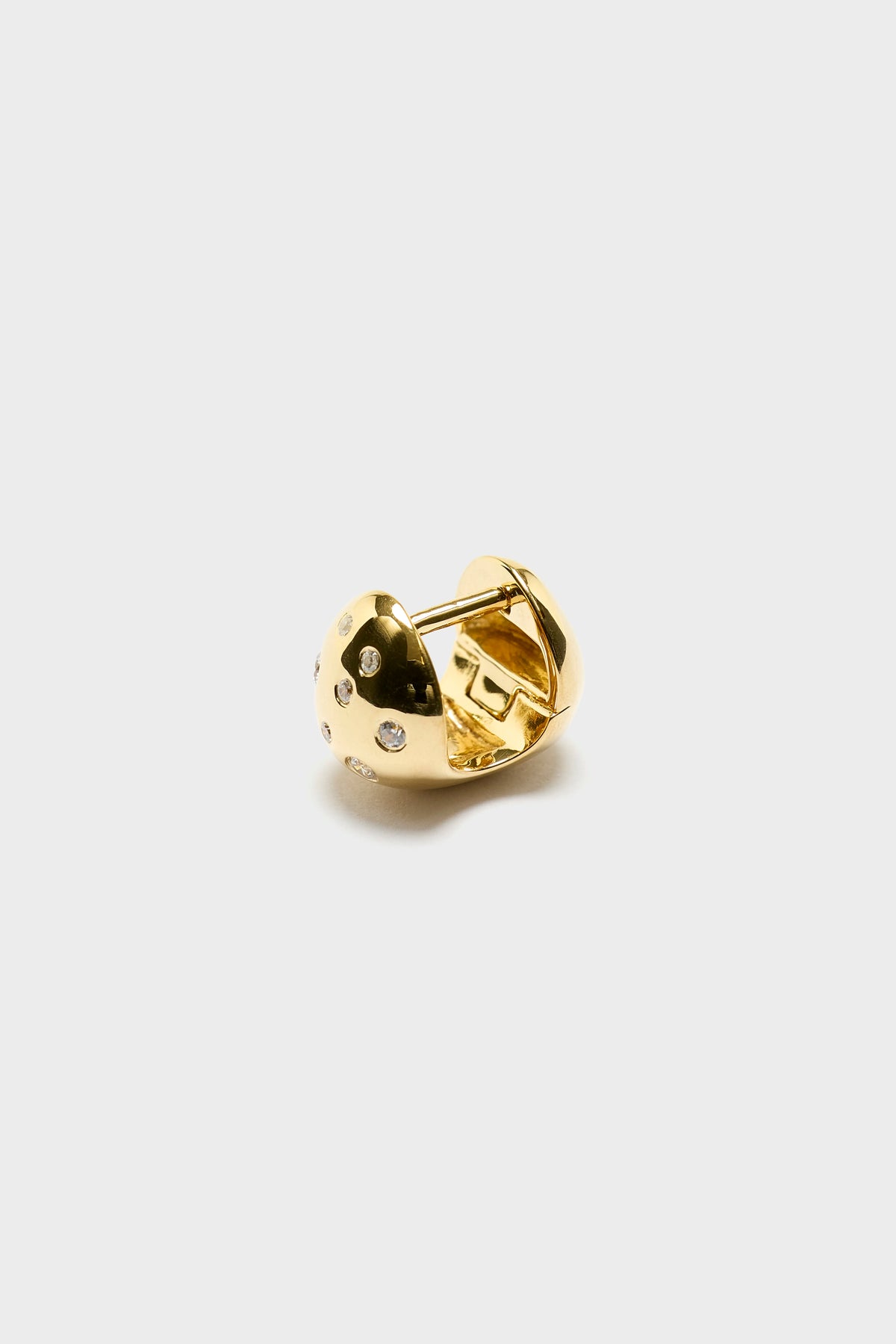 Flynn Popcorn Huggie-Ohrring (262 / A / GOLD)