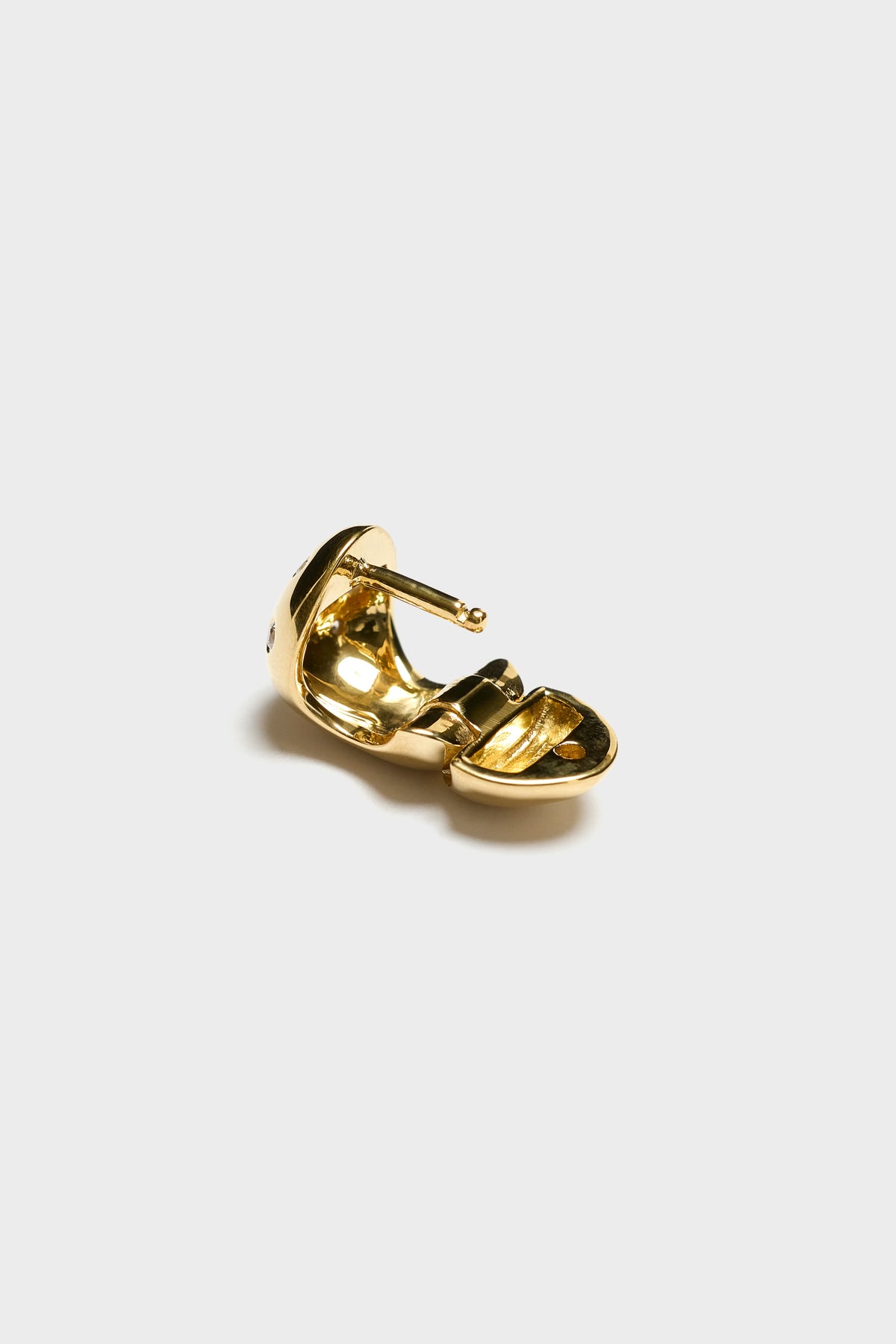 Flynn Popcorn Huggie-Ohrring (262 / A / GOLD)