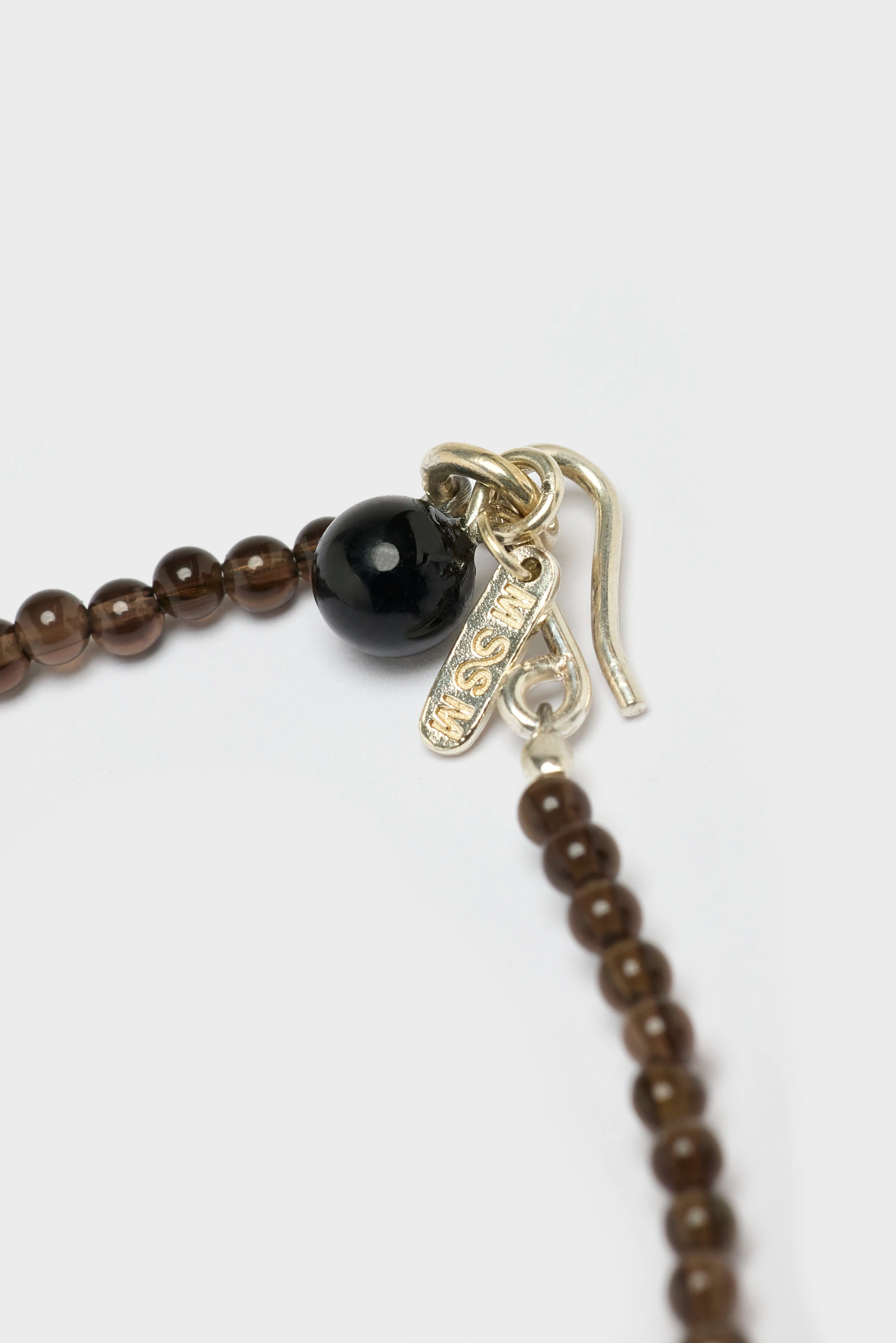 Smoky Tiny Dew Necklace  (252 / W / BLACK)
