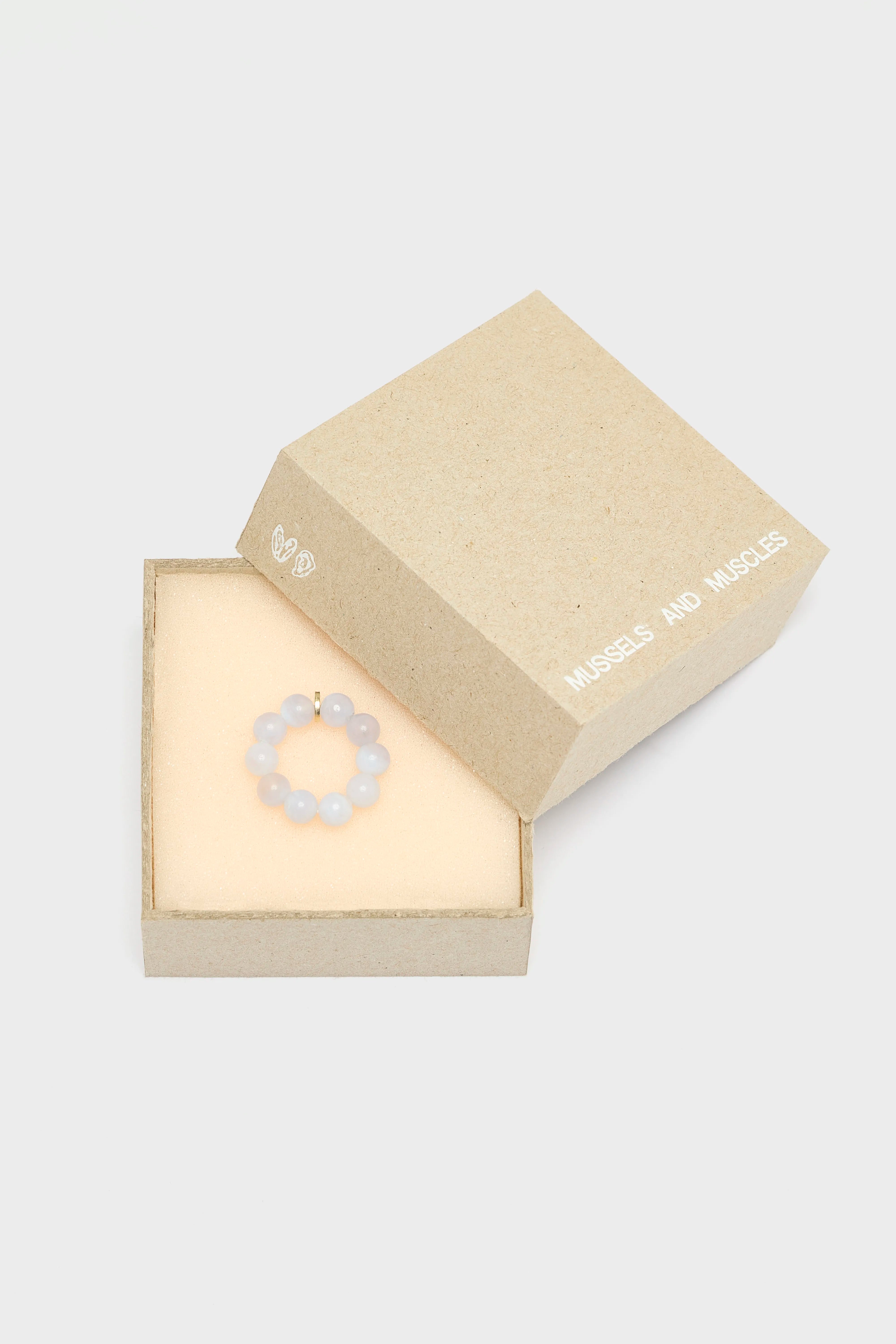 Bague Chalcedony Spheres (252 / W / WHITE)