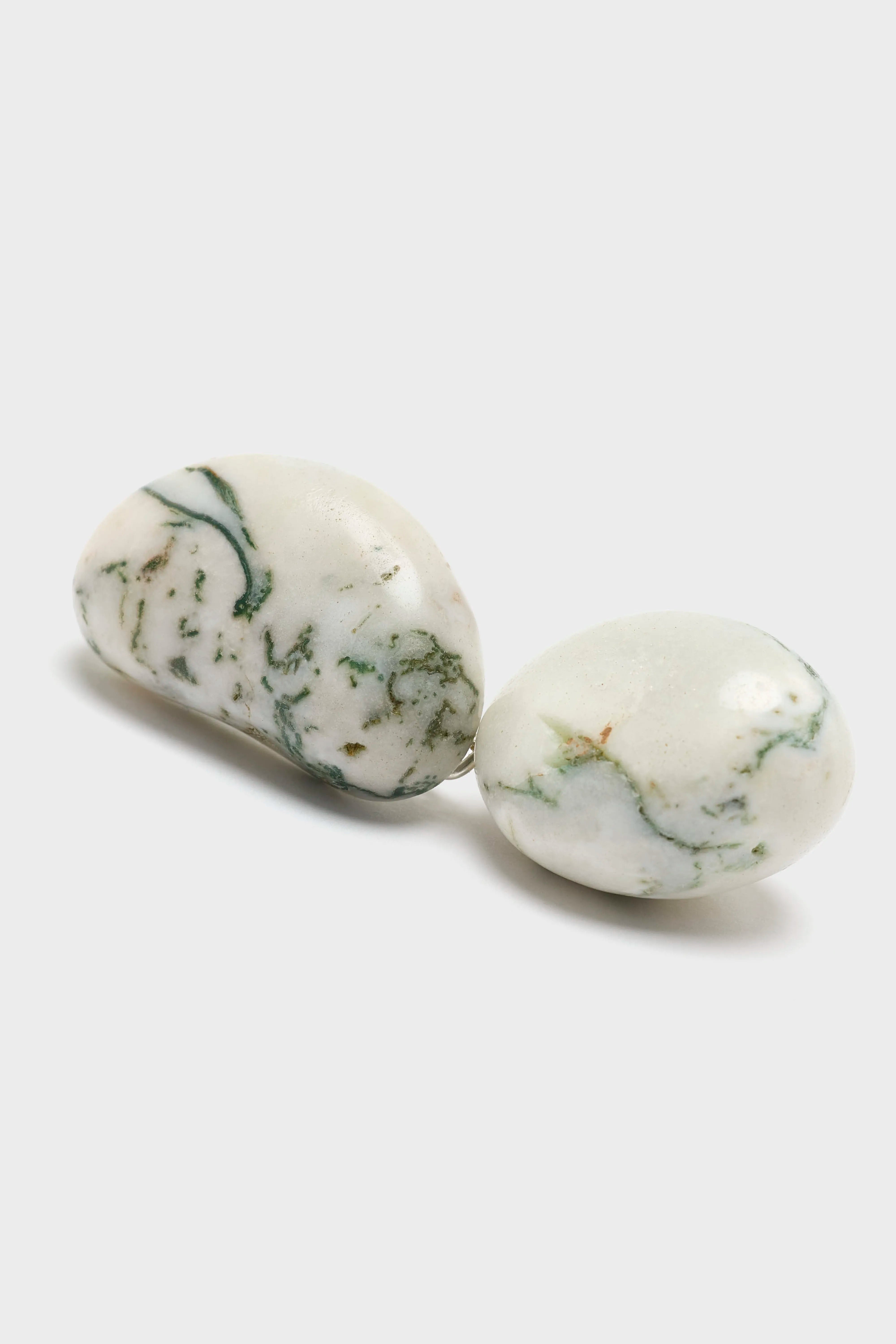 Boucles d'oreilles Dendrite Pebble N°2 (261 / W / BLACK)
