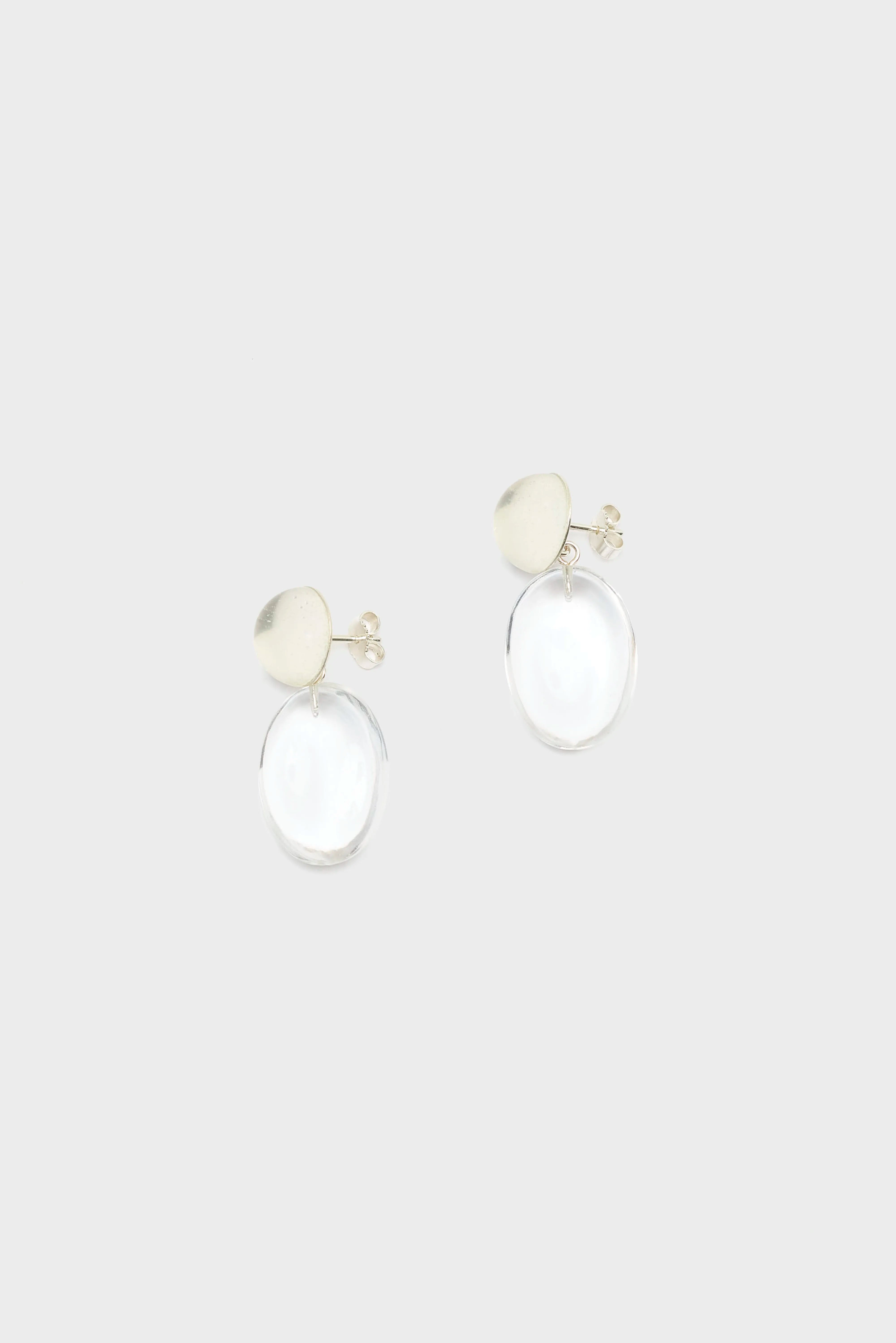 Boucles d'oreilles en cristal NO1 (261 / W / WHITE)