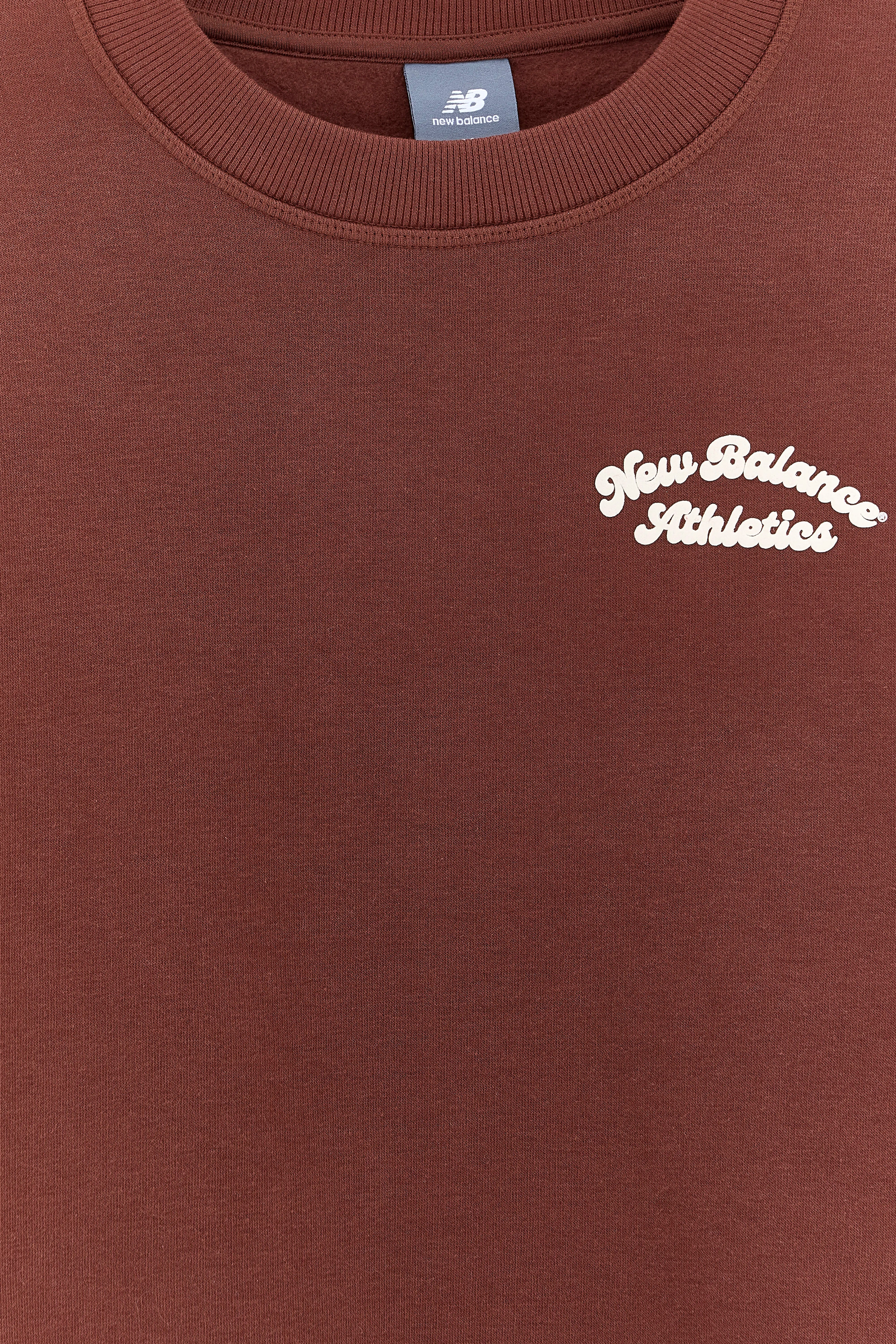 Linear Heritage Fleece Crew Sweatshirt  (252 / W / BROWN)