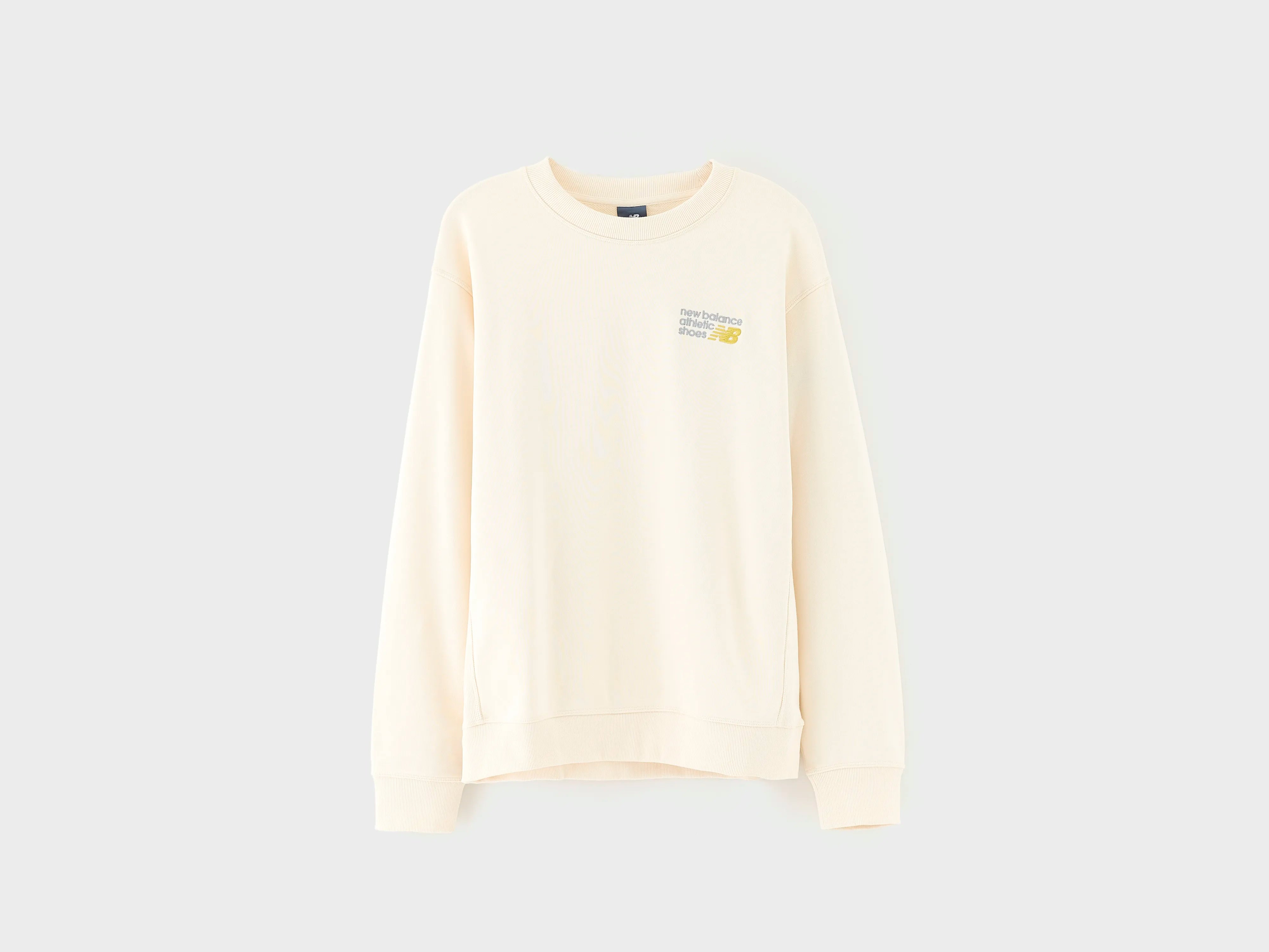 Athletics Premium Logo Crew Sweatshirt (252 / M / WHITE)