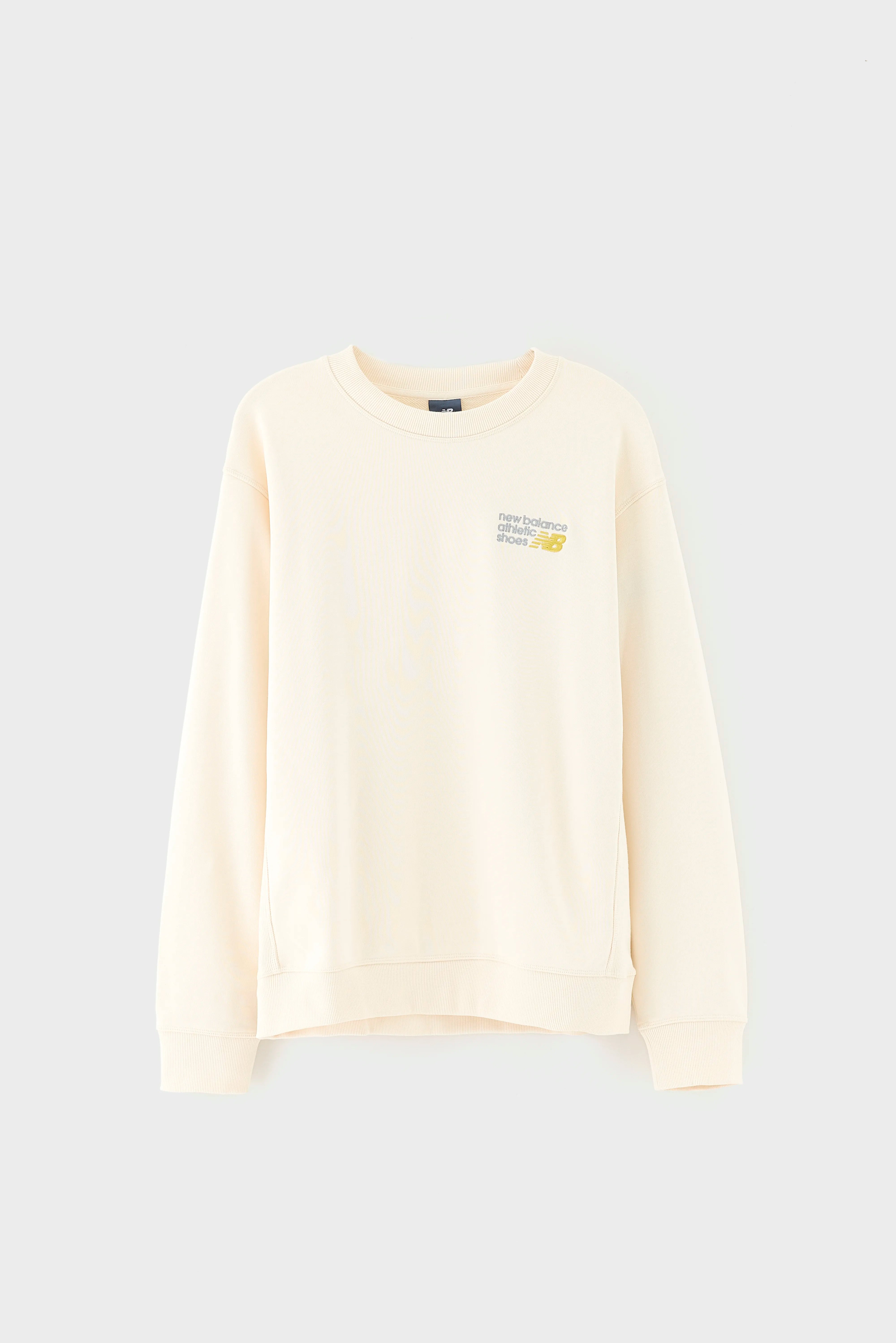 Athletics Premium Logo Crew Sweatshirt (252 / M / WHITE)
