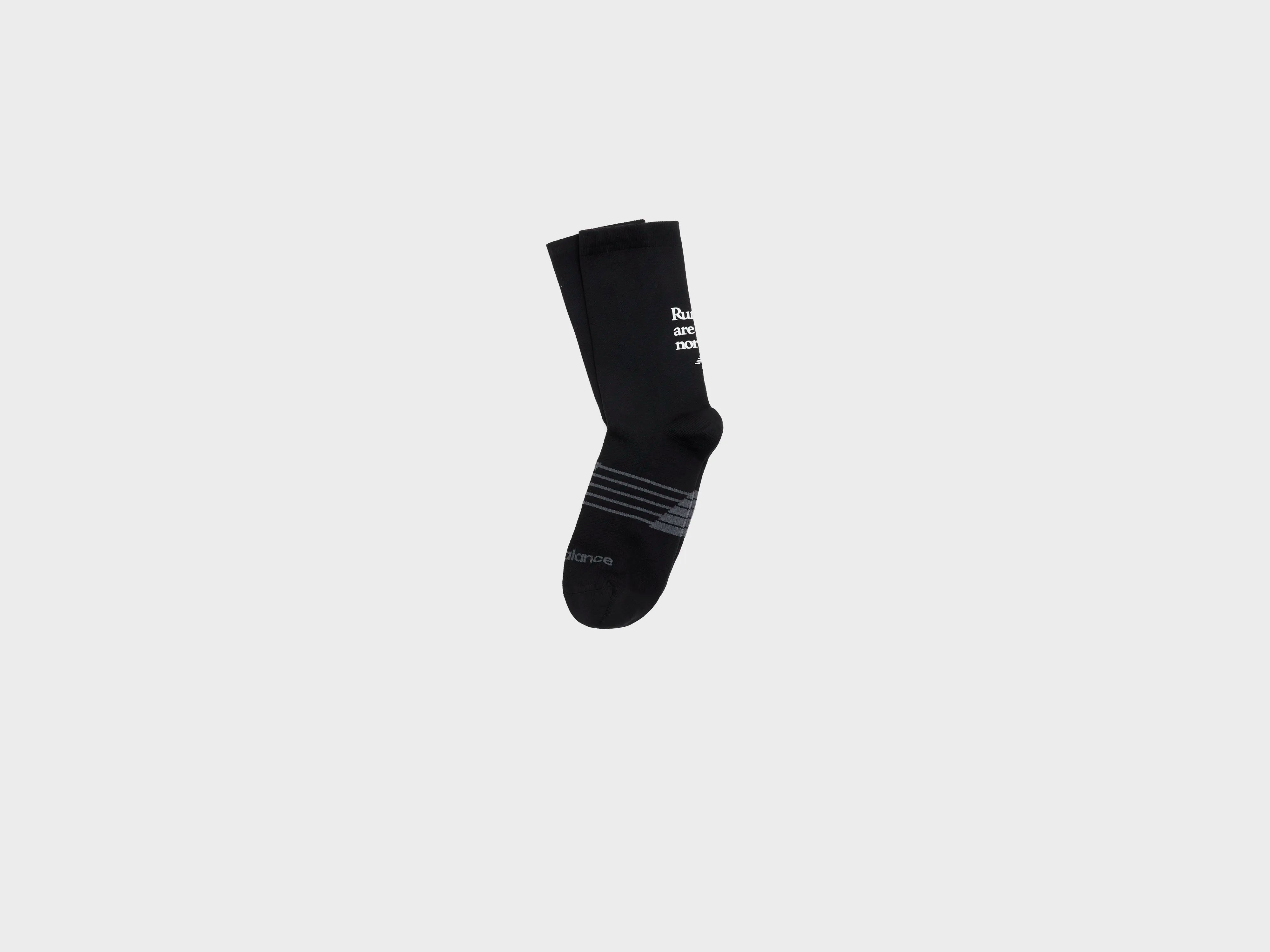 Pro Run Graphic Crew Socks for Men (262 / M / BLACK)