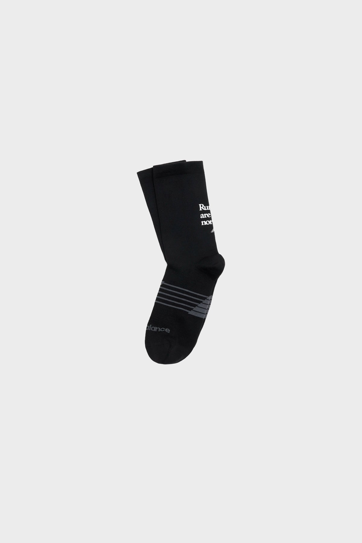 Pro Run Graphic Crew Socks for Men (262 / M / BLACK)