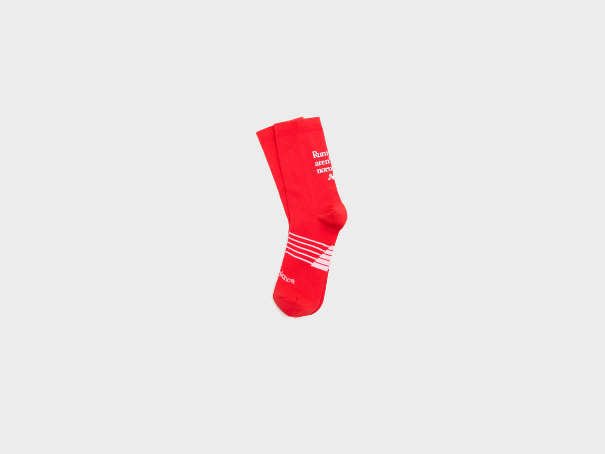 Pro Run Graphic Crew Socks for Women (262 / W / RED)
