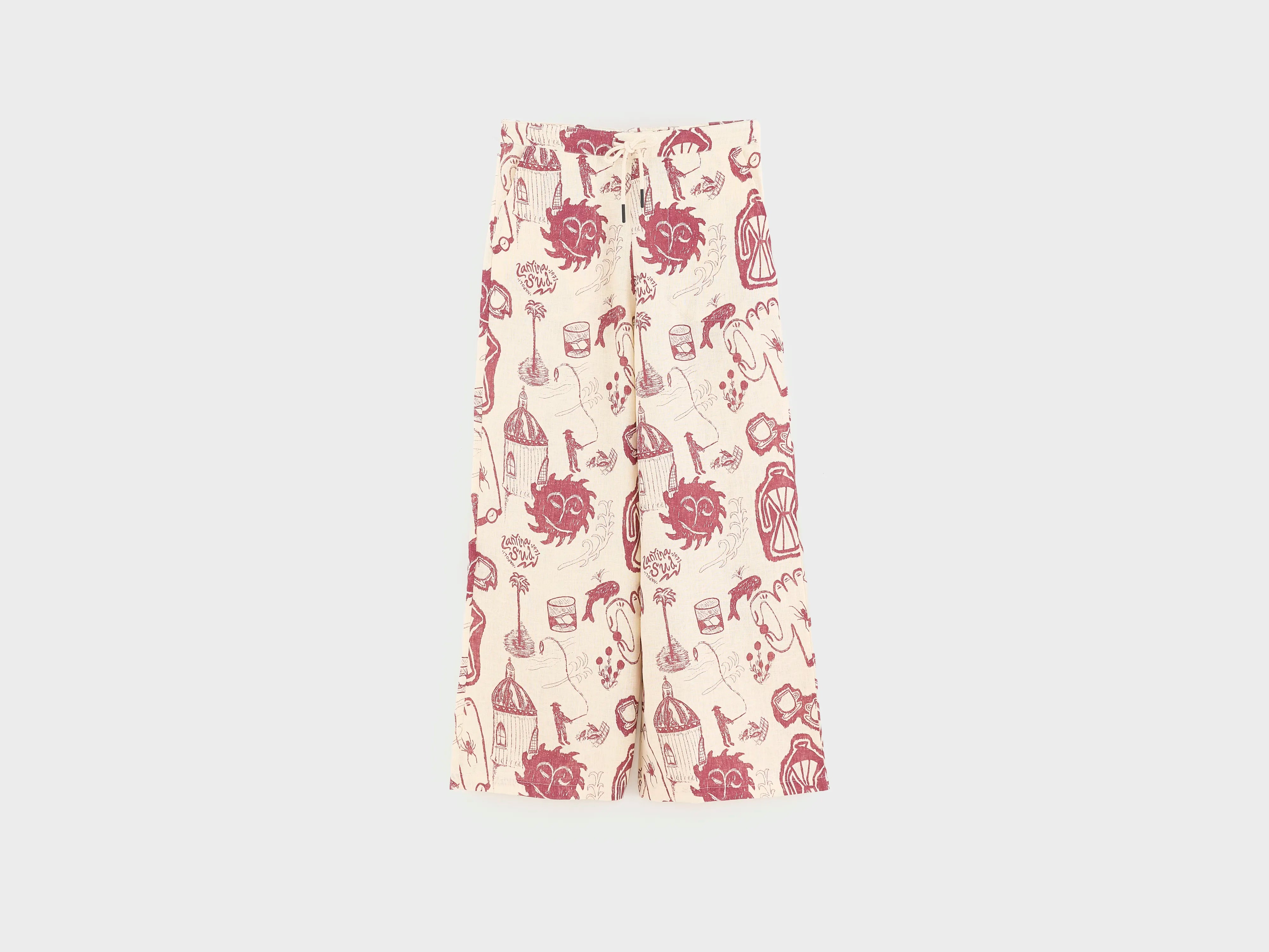 Cantina Mojave Linen Trousers (261 / W / BEIGE)