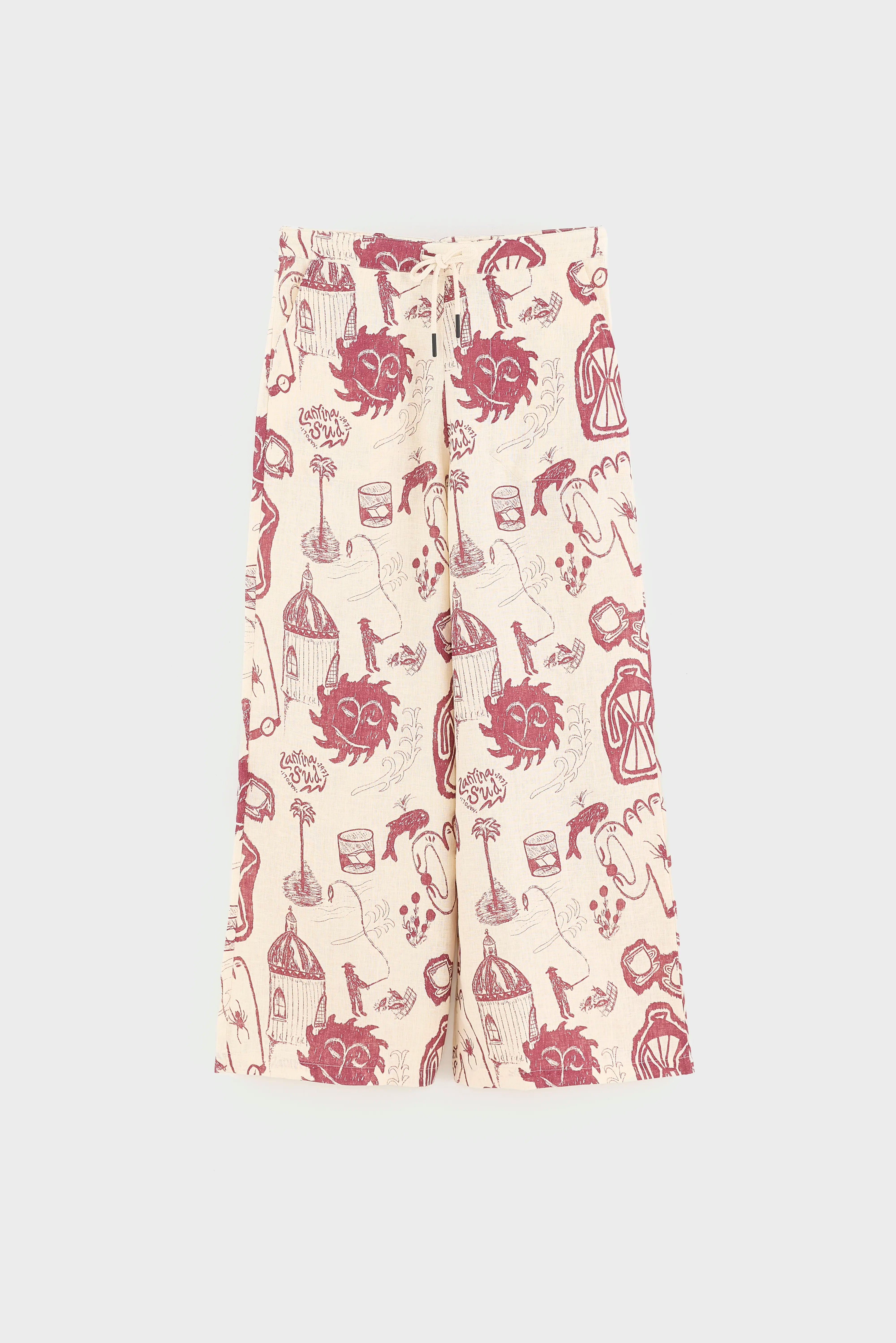 Cantina Mojave Linen Trousers (261 / W / BEIGE)