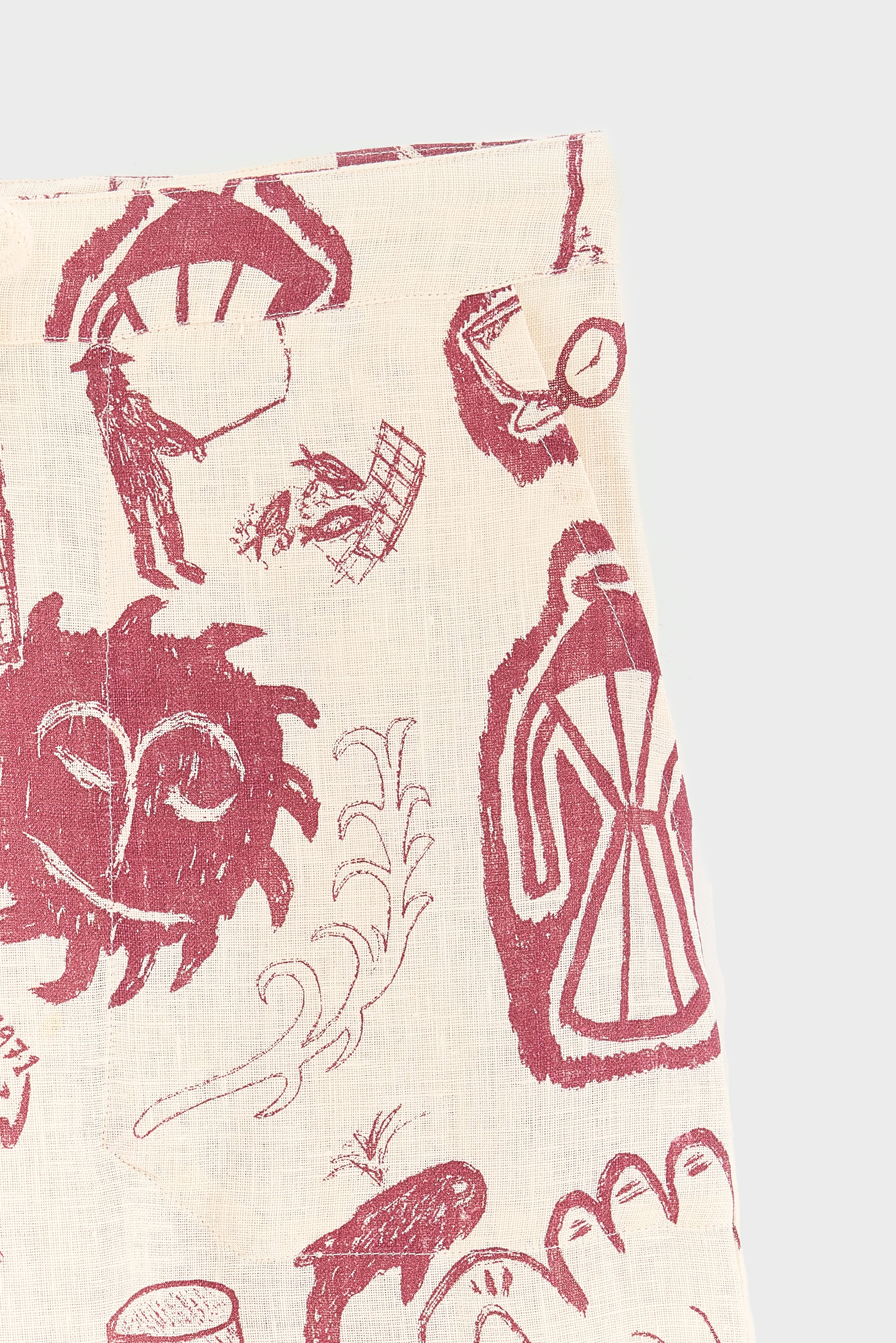 Cantina Mojave Linen Trousers (261 / W / BEIGE)