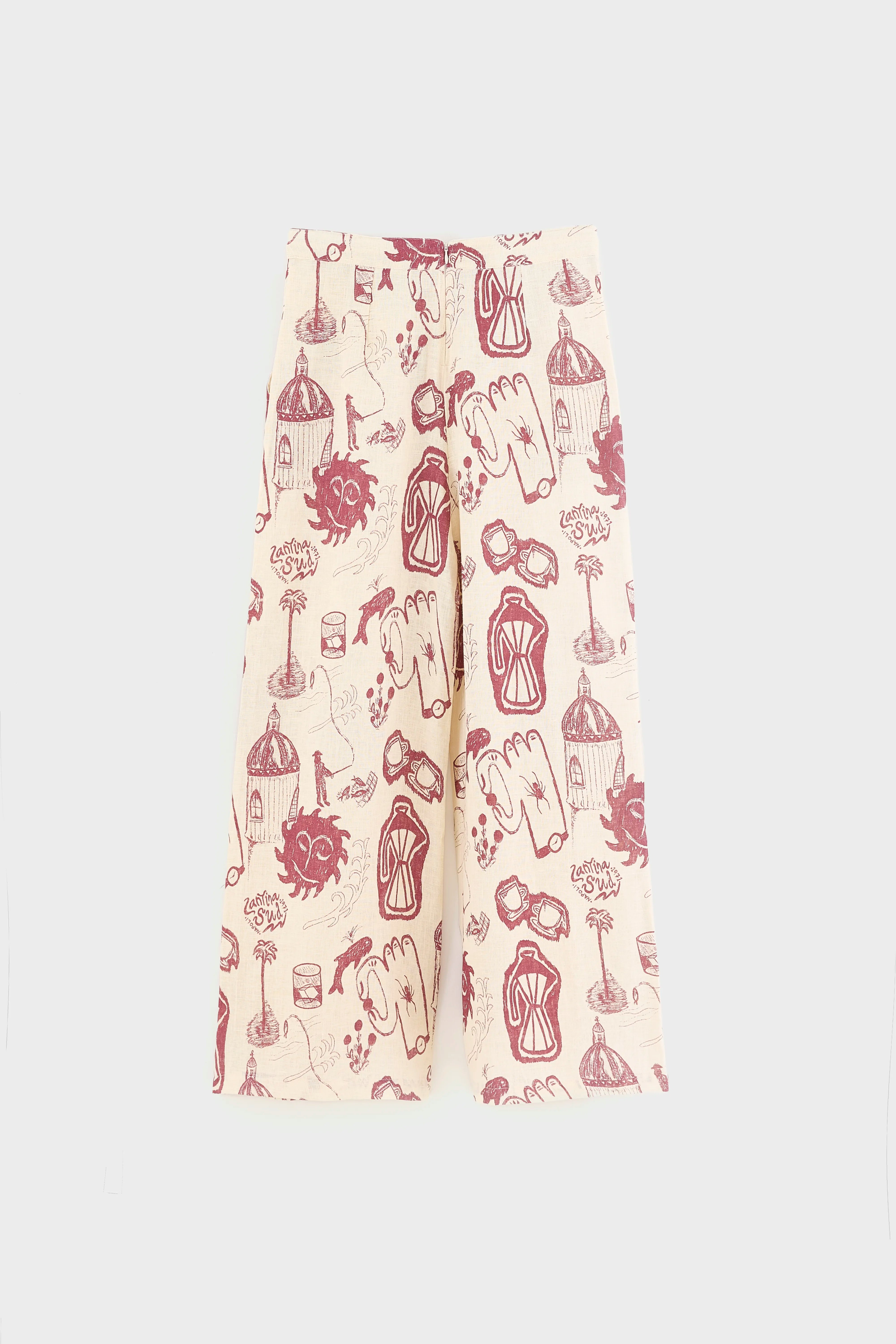 Cantina Mojave Linen Trousers (261 / W / BEIGE)