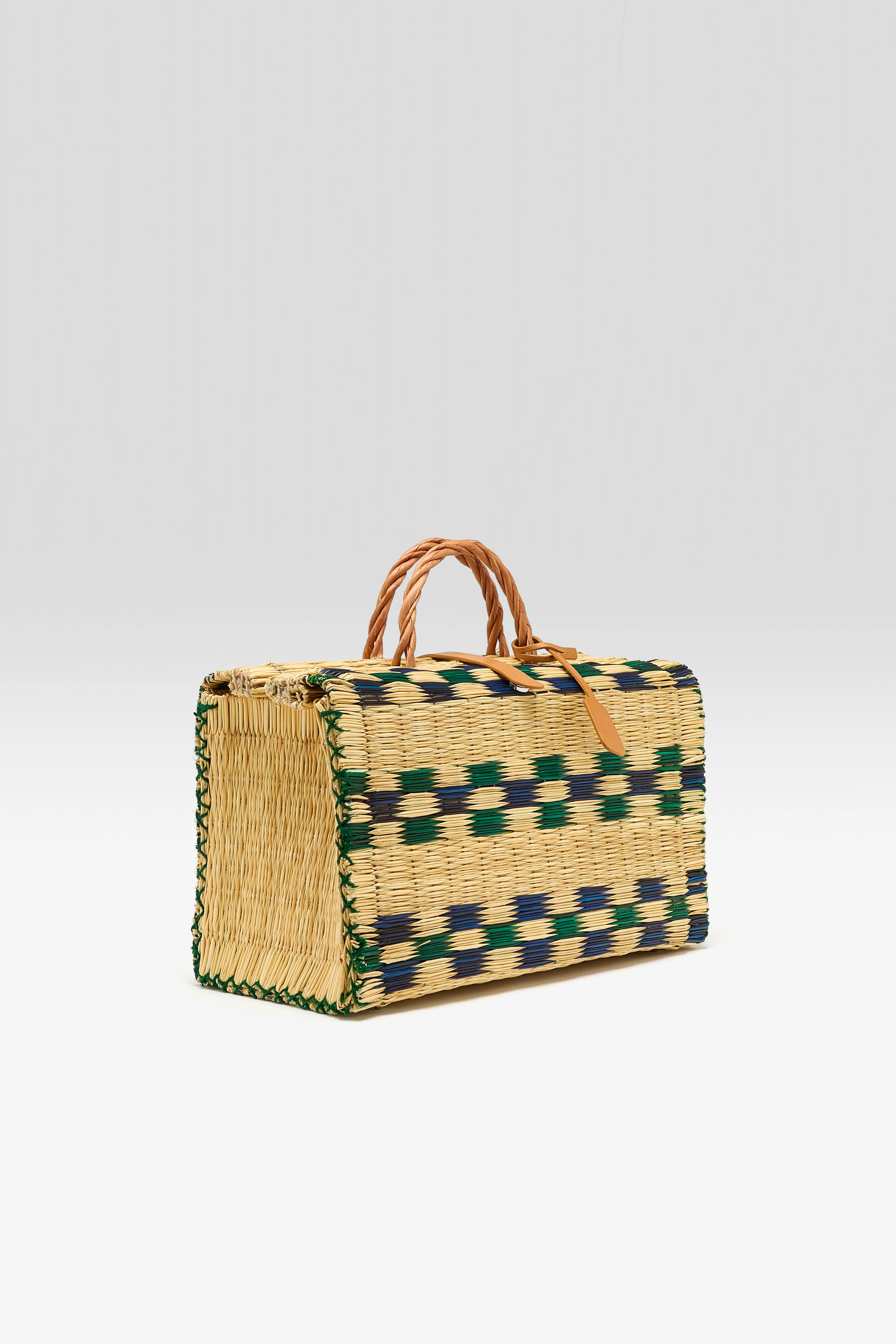 Jack Market Biologische Rieten Tas (262 / W / GREEN)