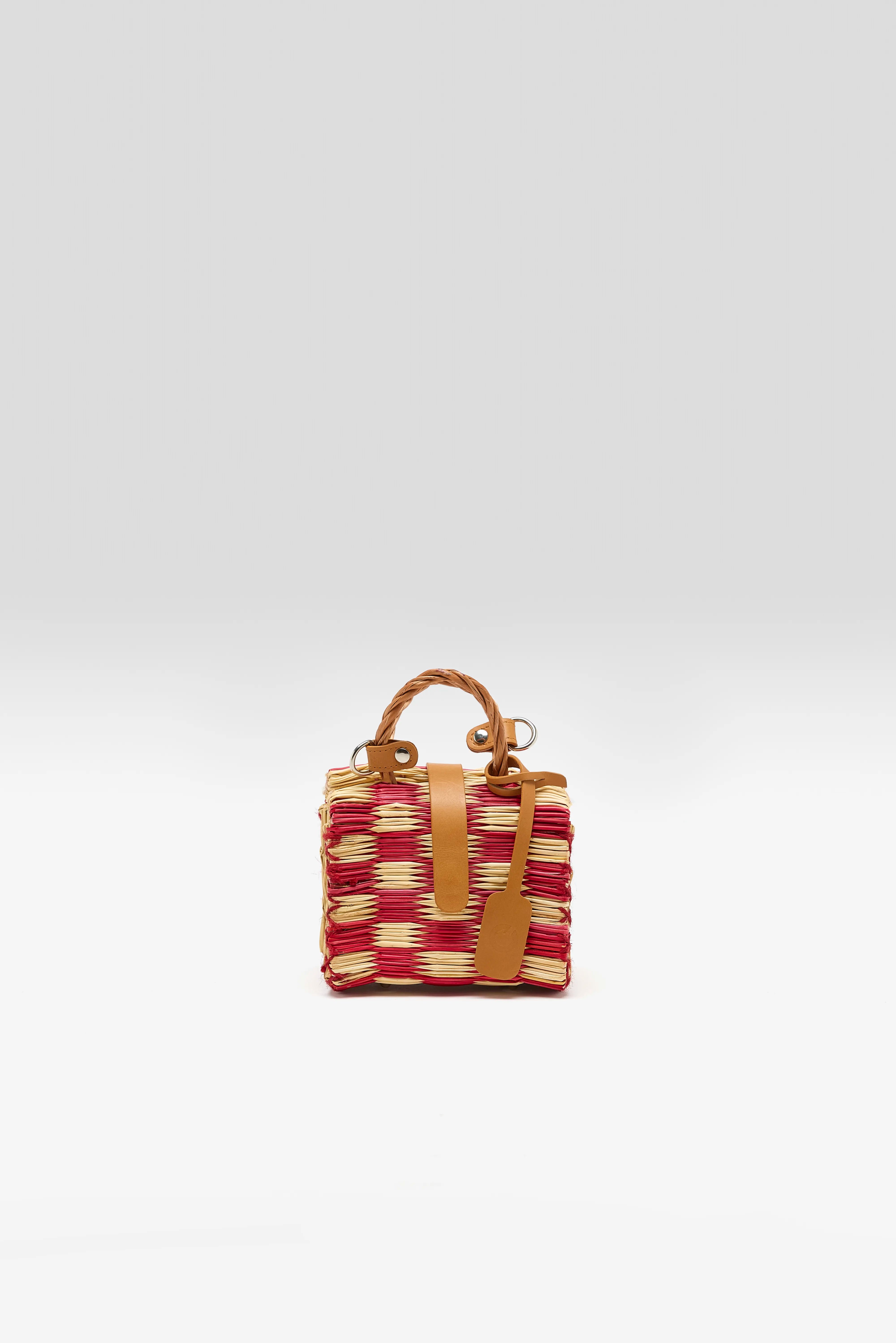 Ivy Mini Biologische Rieten Tas (262 / W / GREEN)