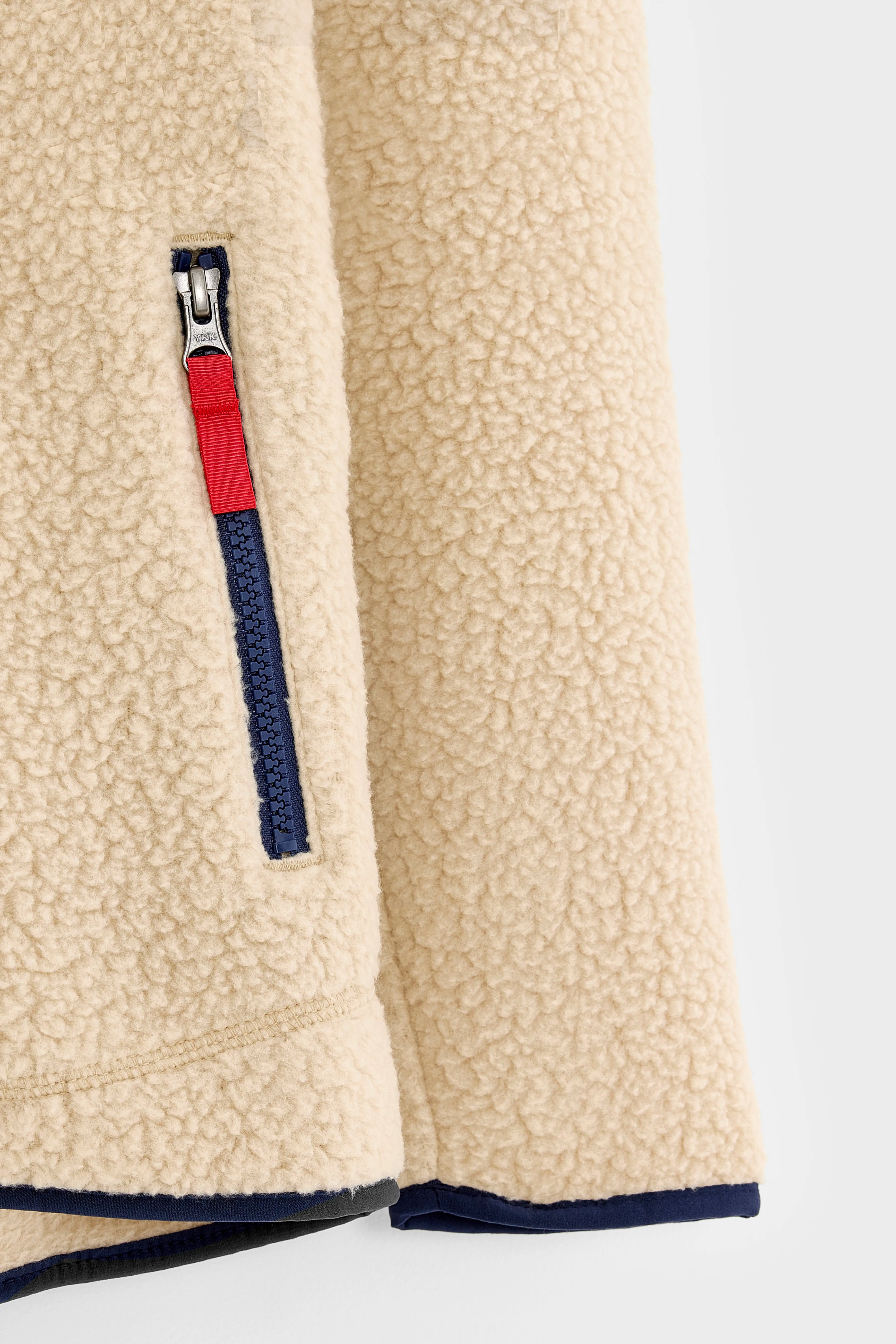 Kid'S Retro Pile Fleece Jacket (242 / B / BEIGE)