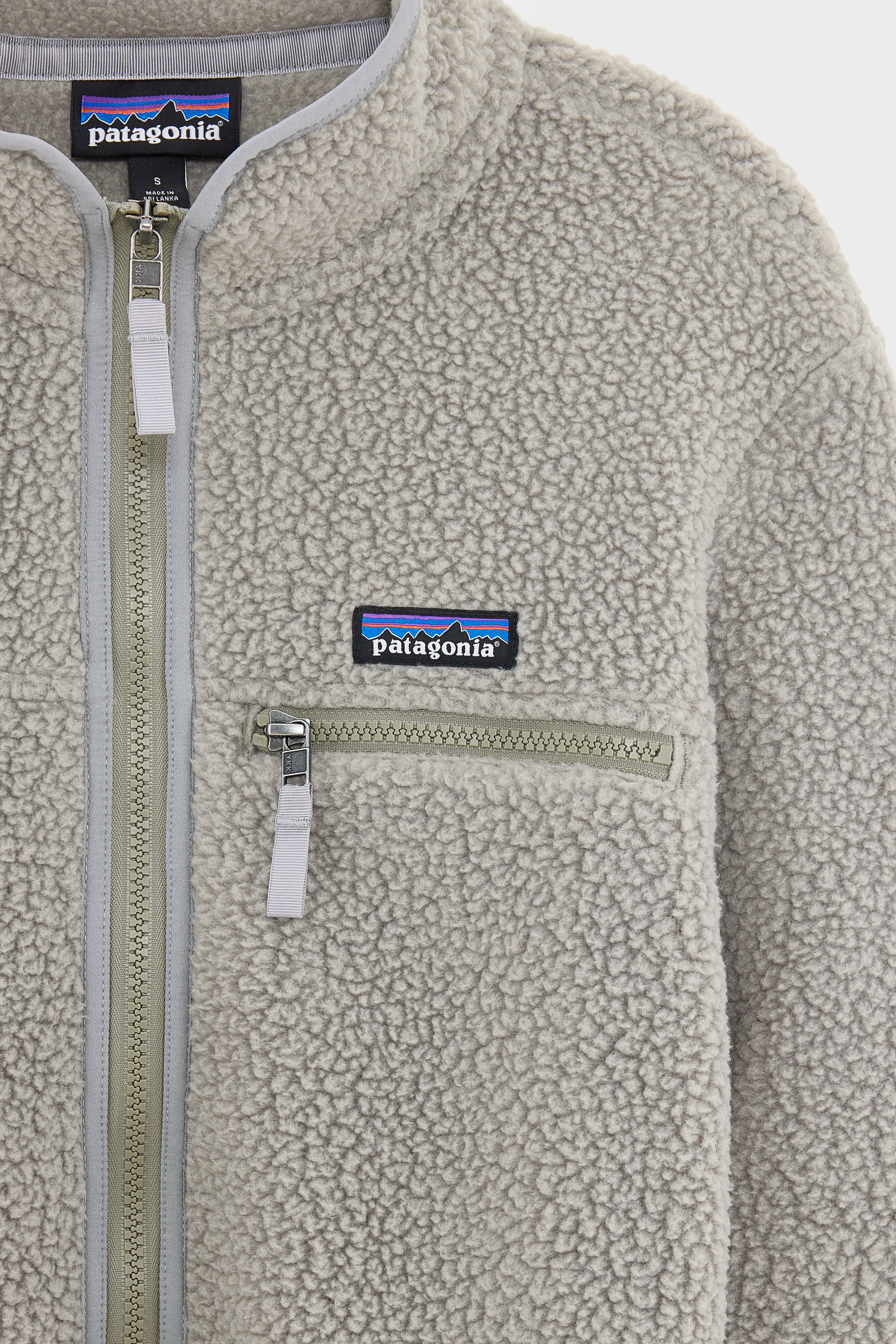 Women's Retro Pile Fleece Jacket (251 / W / GREEN)