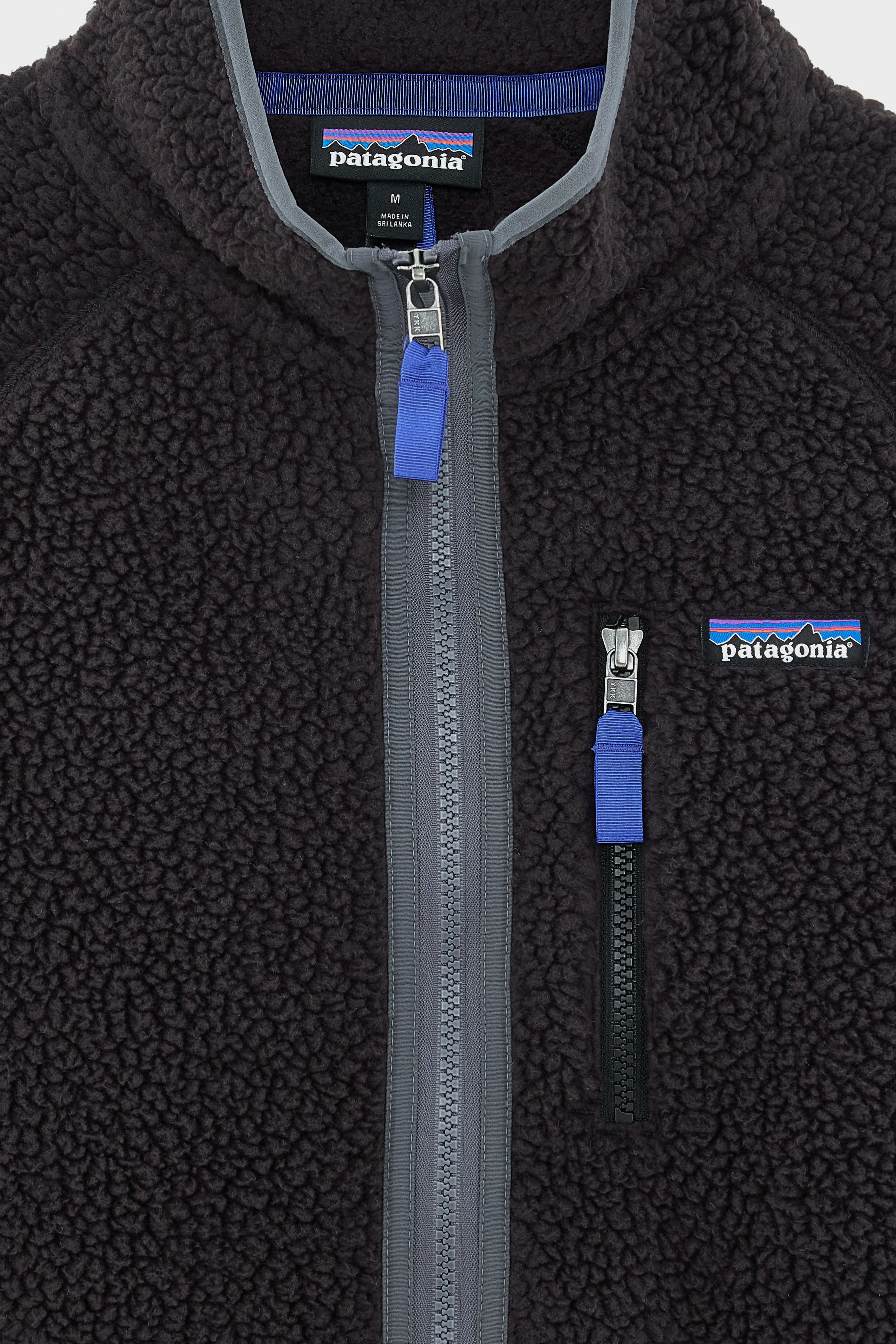 Men's Retro Pile Fleece Jacket  (252 / M / BLACK)