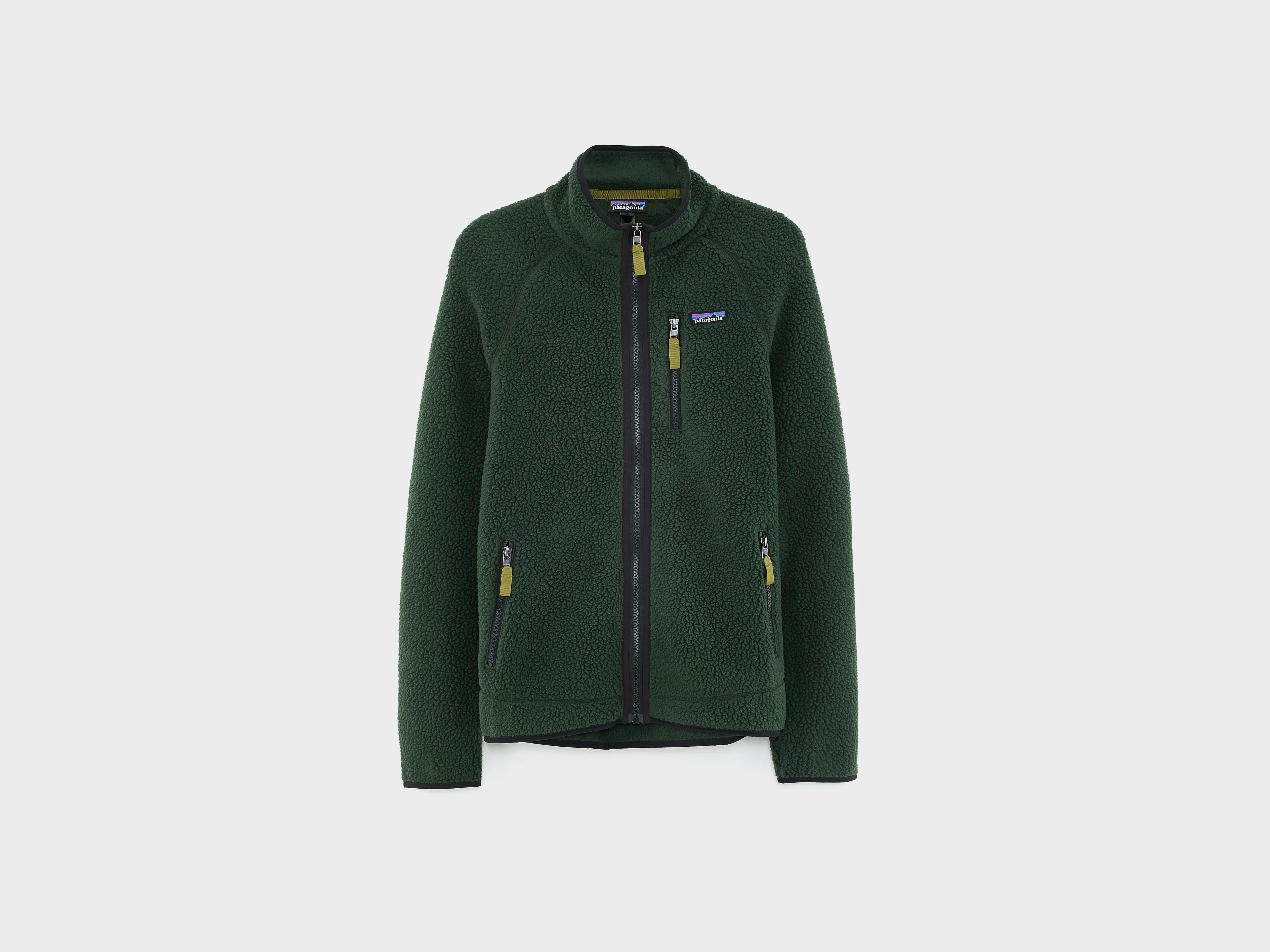 Men's Retro Pile Fleece Jacket  (252 / M / GREEN)