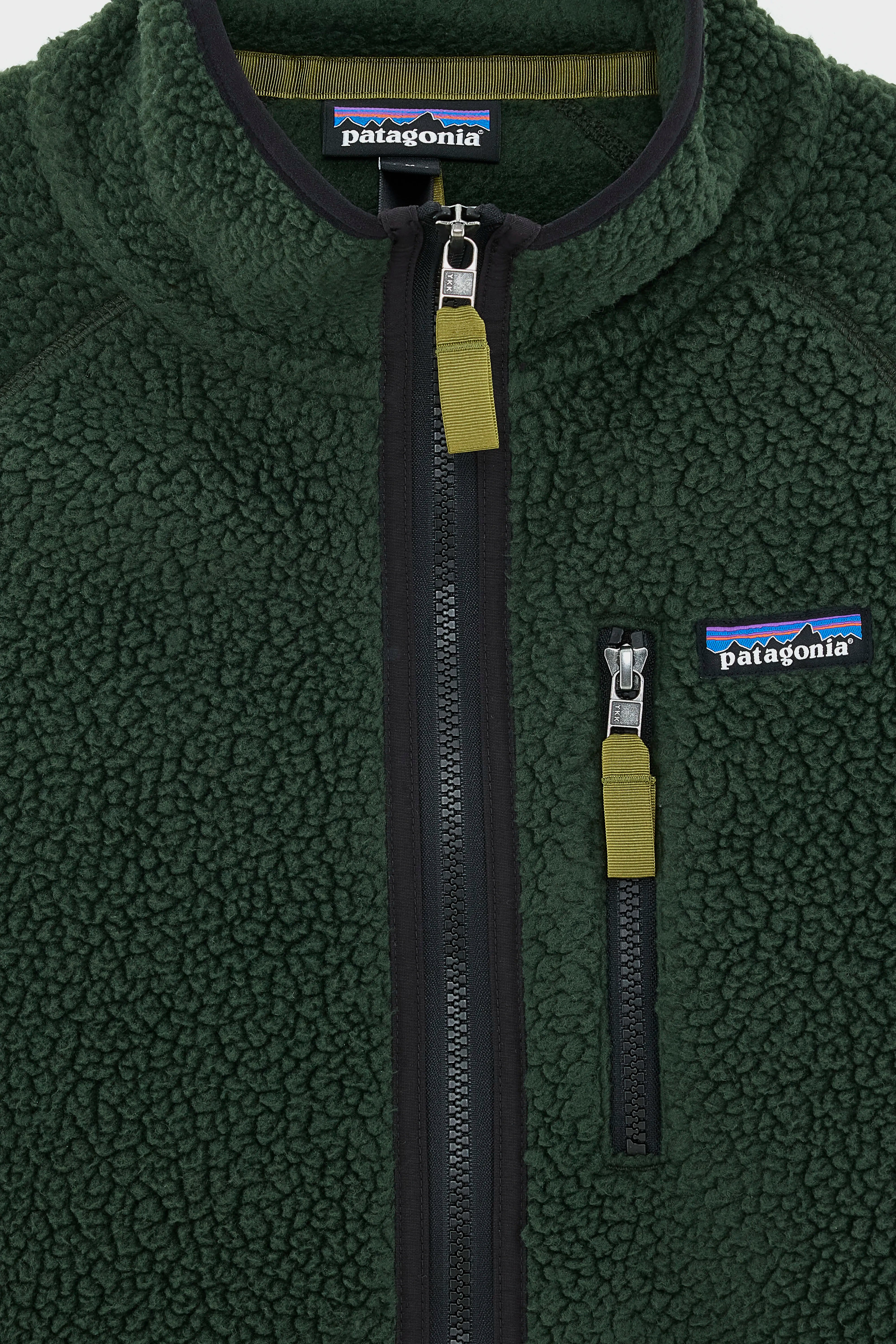 Men's Retro Pile Fleece Jacket  (252 / M / GREEN)