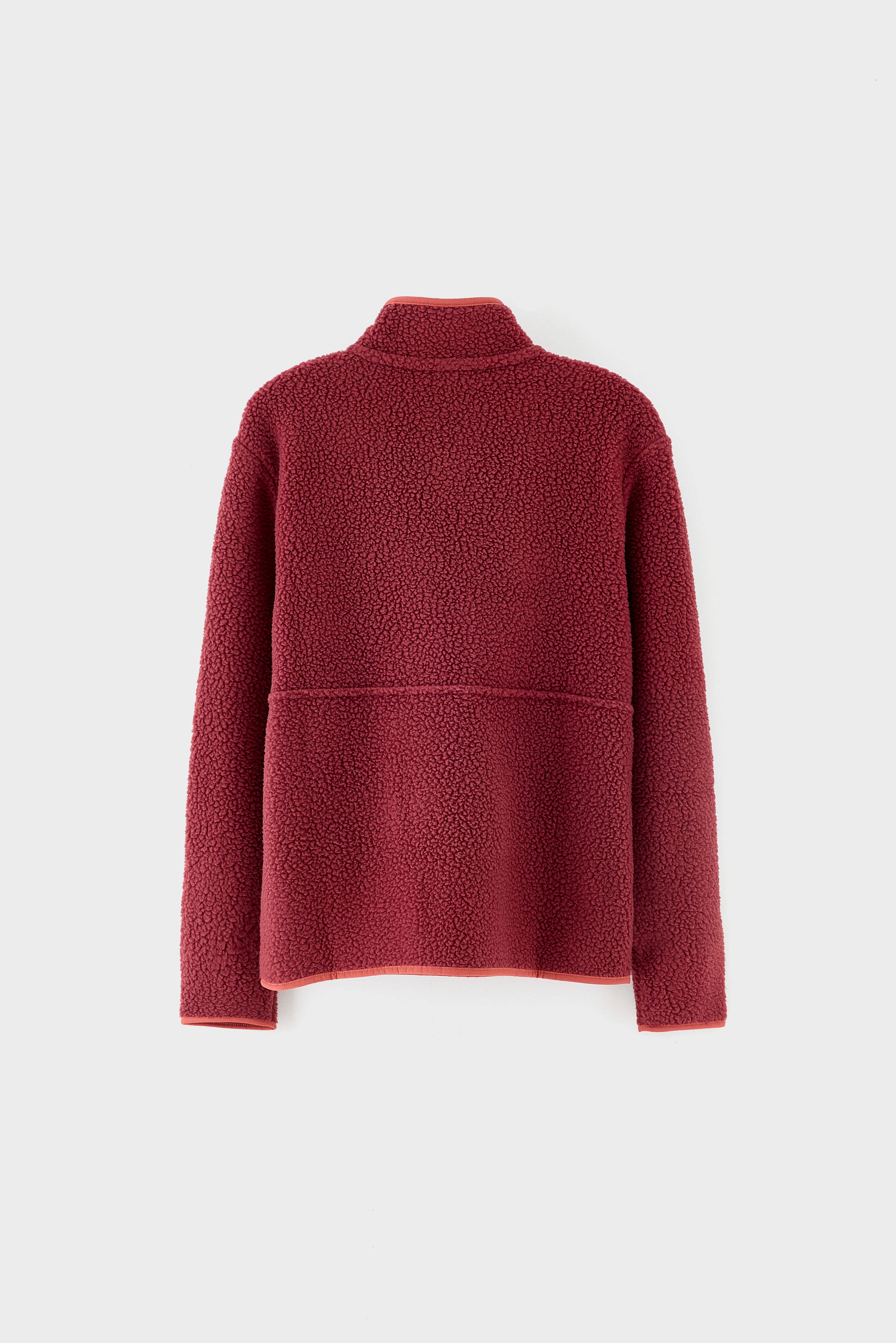 Women's Retro Pile Marsupial Pullover (252 / W / RED)