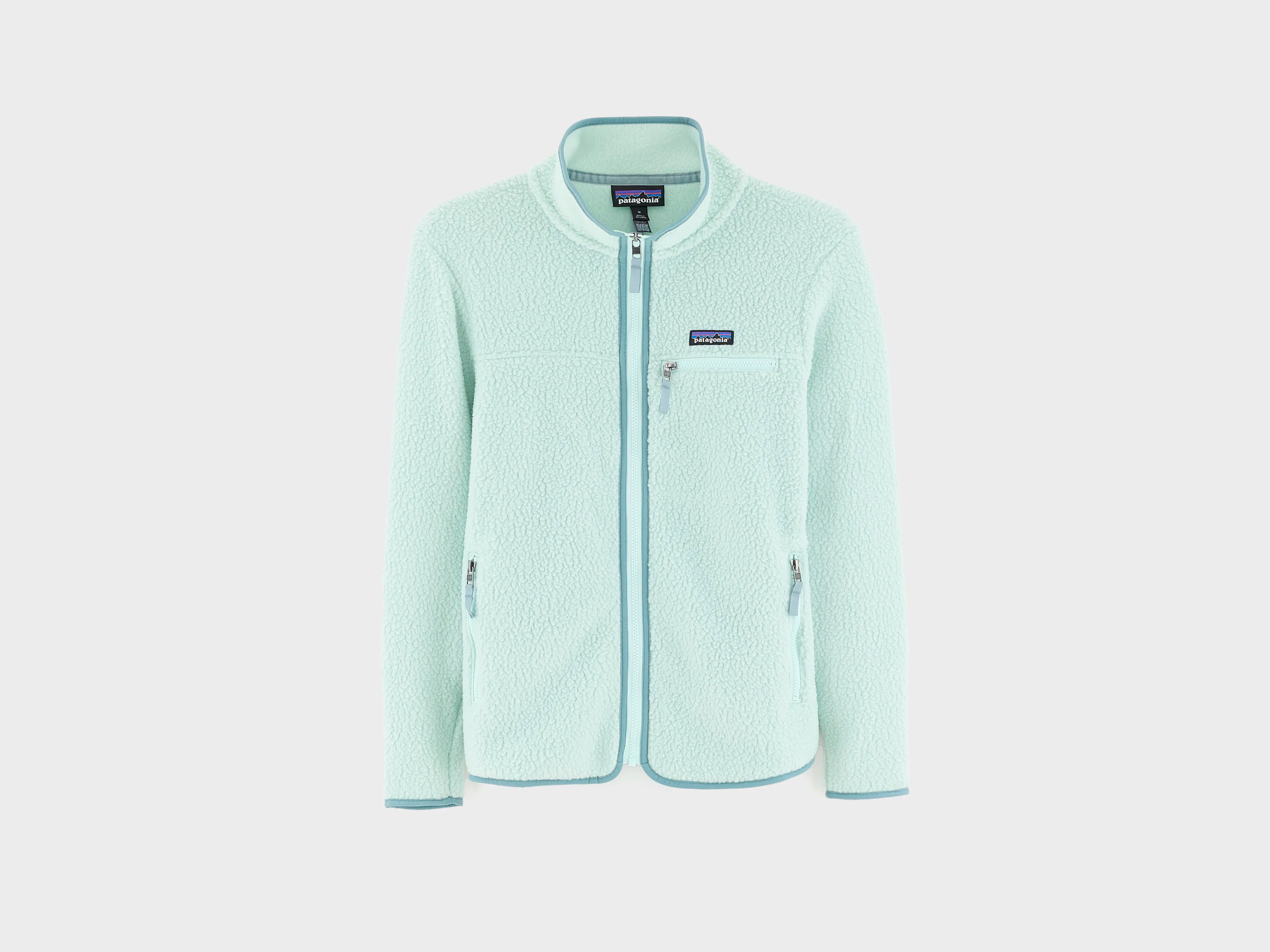 Dames Retro Pile Fleece Jas (261 / W / ICE)