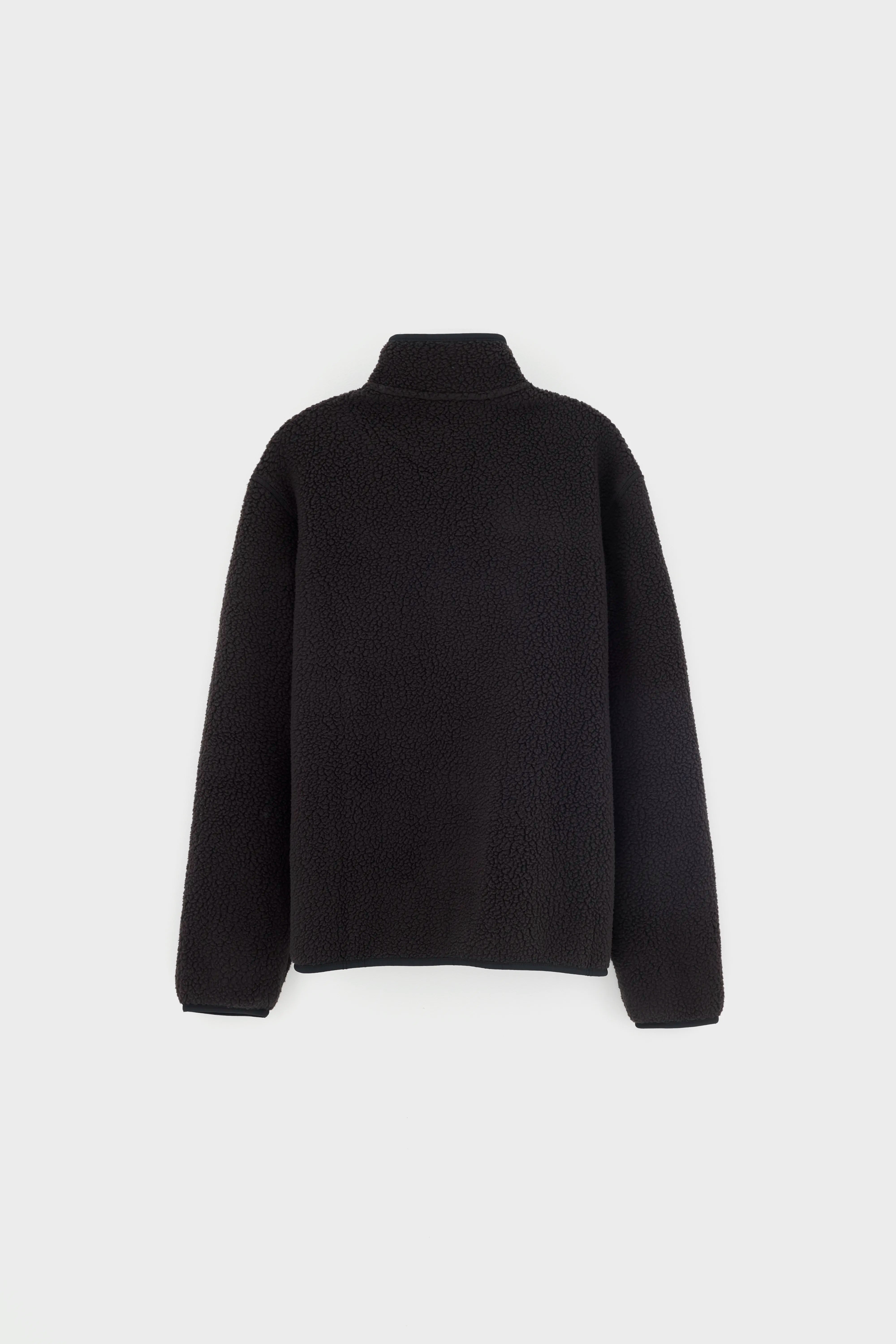 Retro Pile Fleece Jacket for Men (262 / M / BLACK)