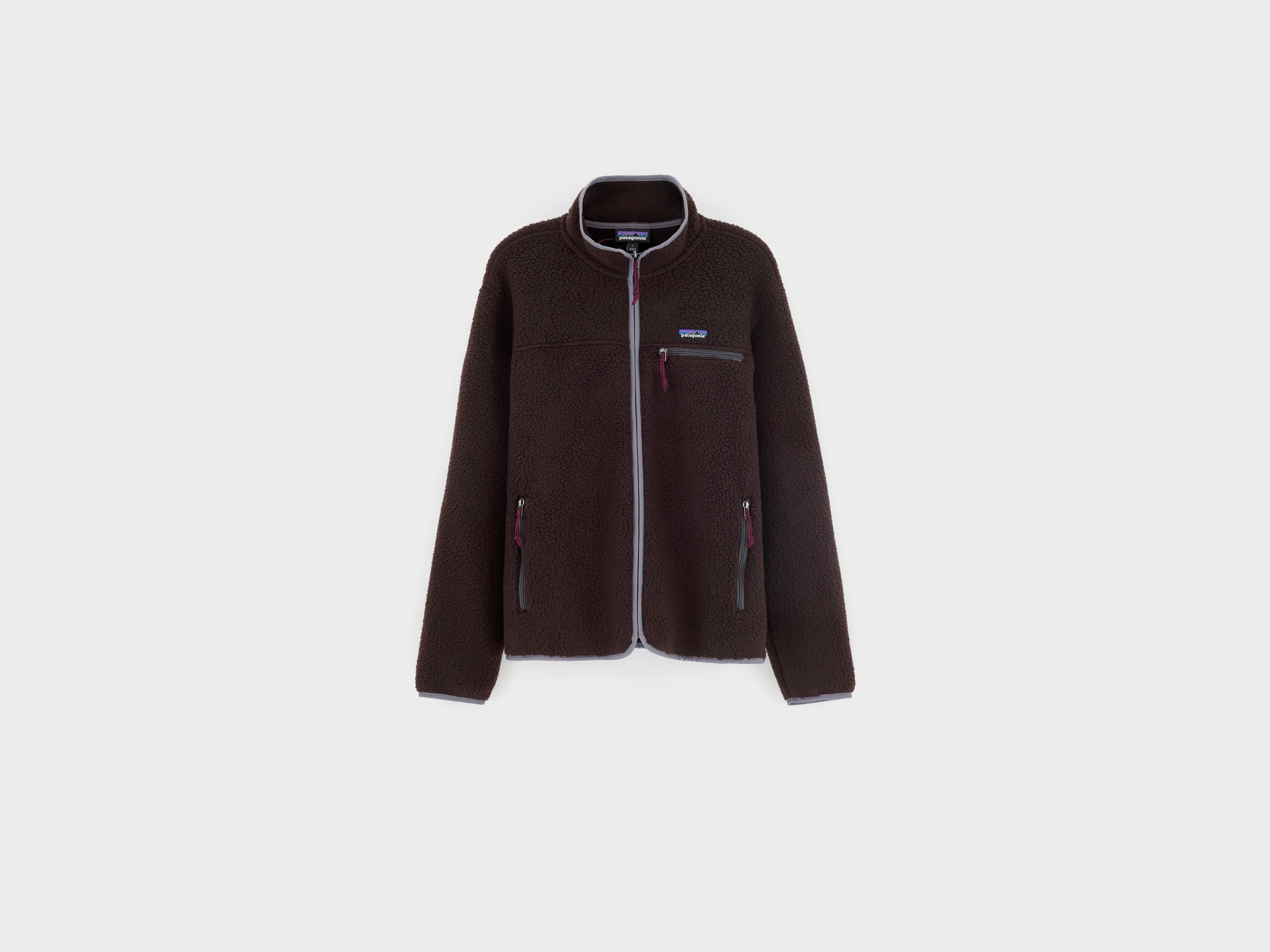 Retro Pile Fleece Jacket for Men (262 / M / BROWN)
