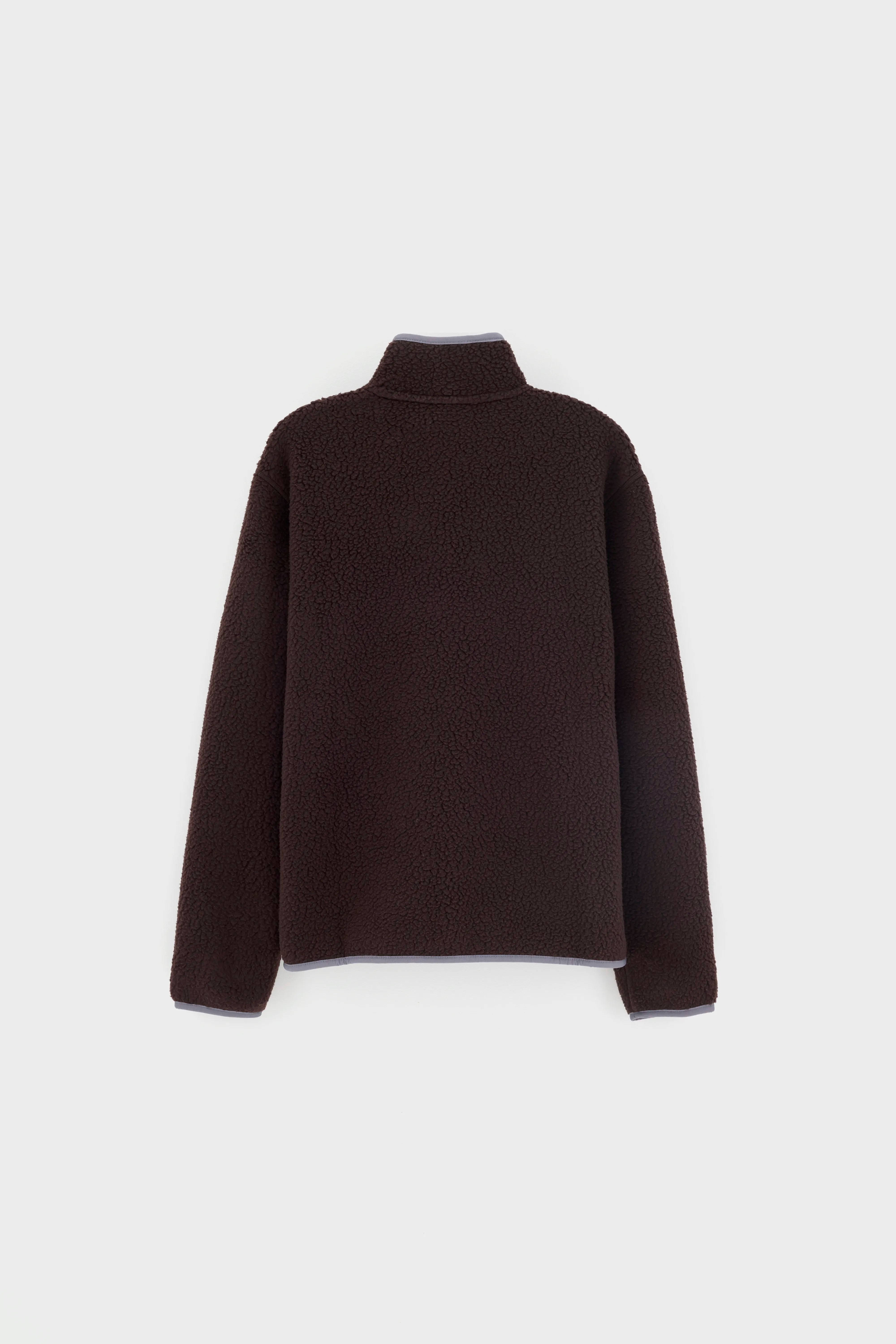 Retro Pile Fleece Jacket for Men (262 / M / BROWN)