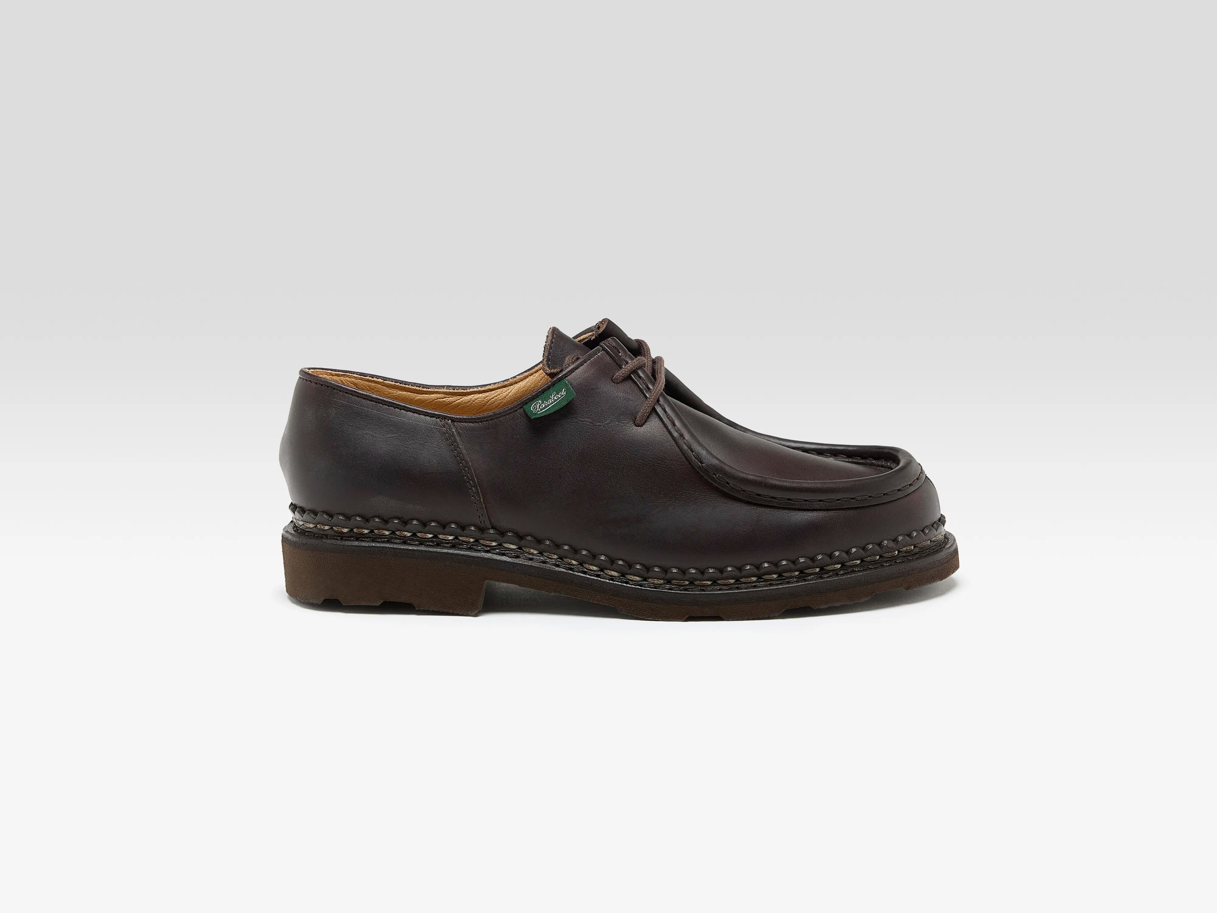 Derbies Michael en cuir pour Femmes (252 / W / BROWN)