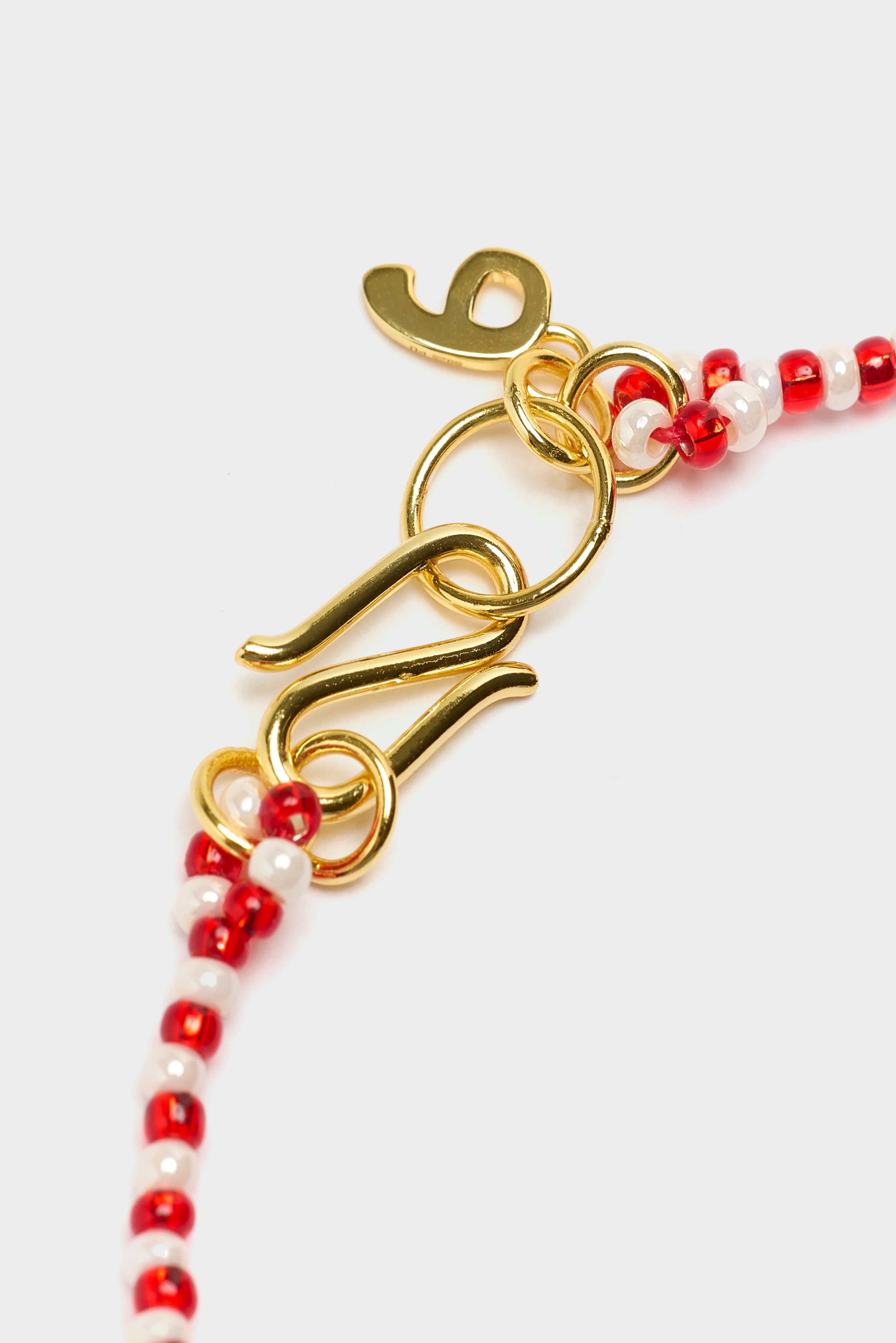 Mini Striped Apple Bracelet (261 / W / RED)