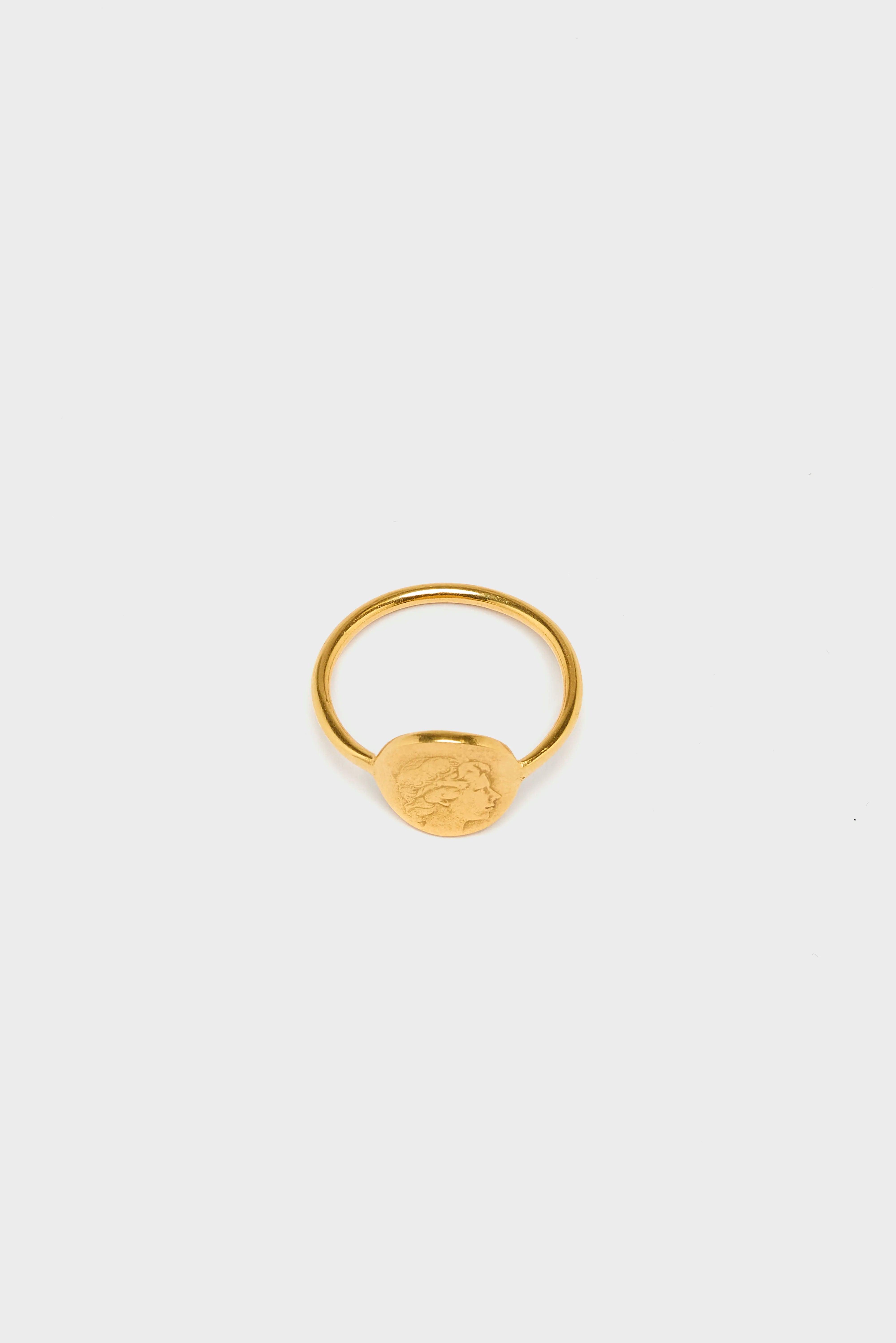 Queen Coin Ring (252 / W / GOLD)