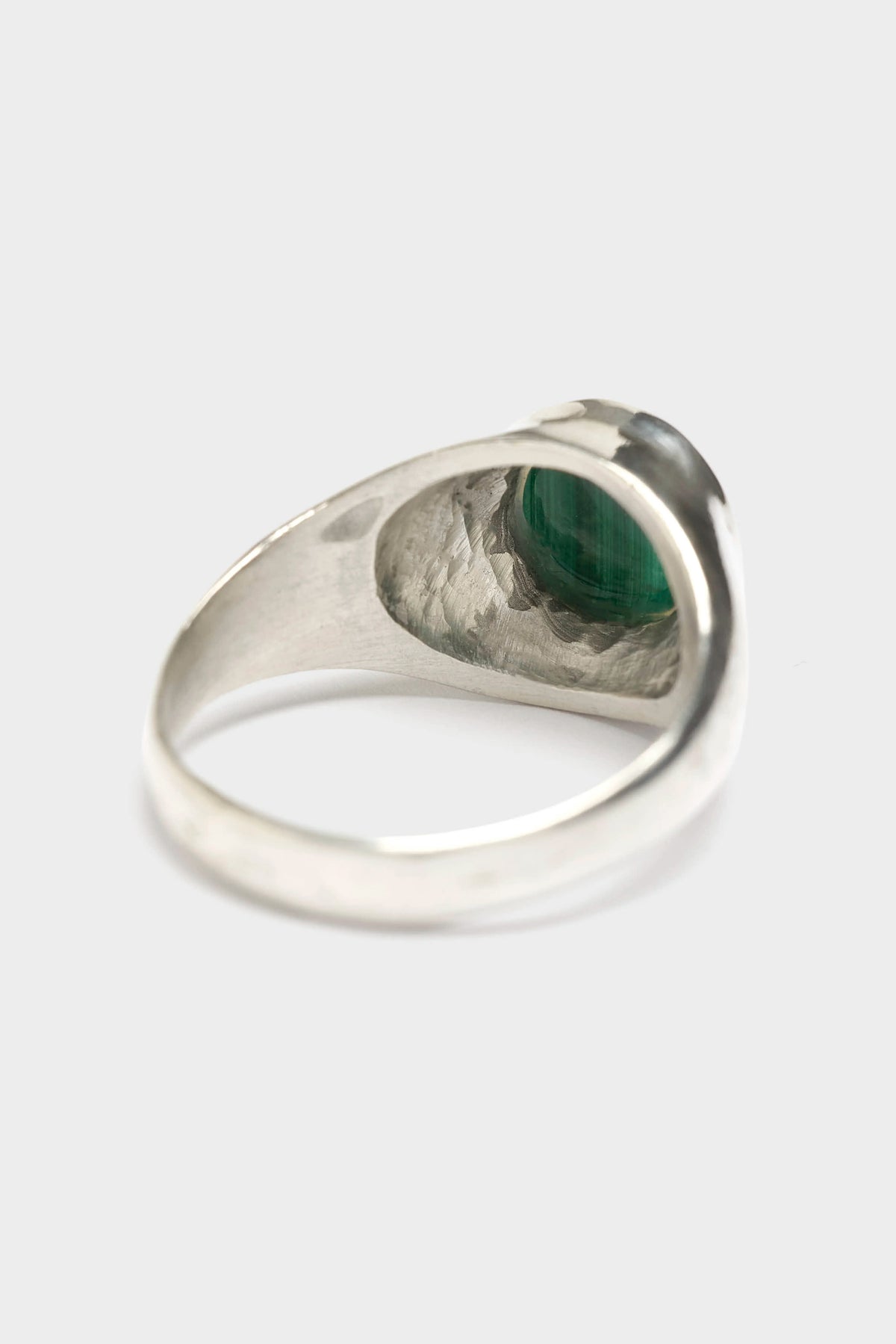 Cesare Signet Ring (262 / U / MALACHITE)